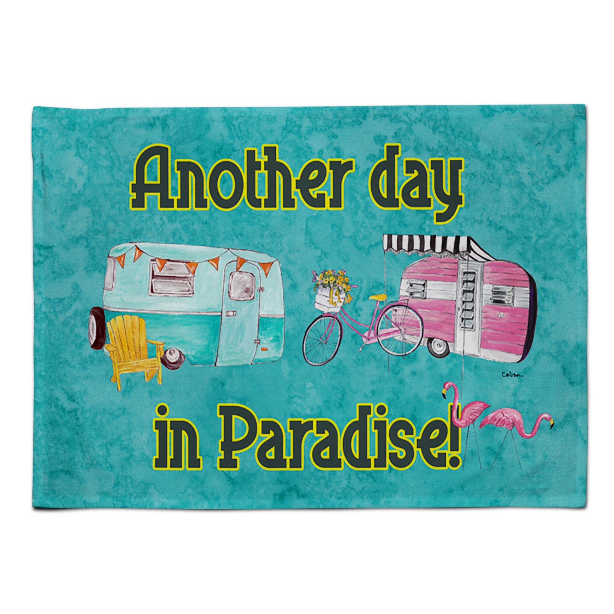 'Caroline'S Treasures 8758Plmt Another Day In Paradise Fabric Placemat, Multicolor''