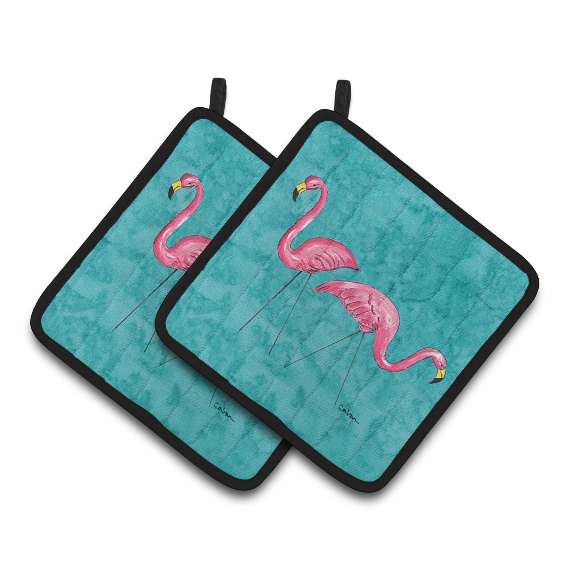 'Caroline'S Treasures Welcome To The Trailer Pair Of Pot Holders 8763Pthd, 7.5Hx7.5W, Multicolor''