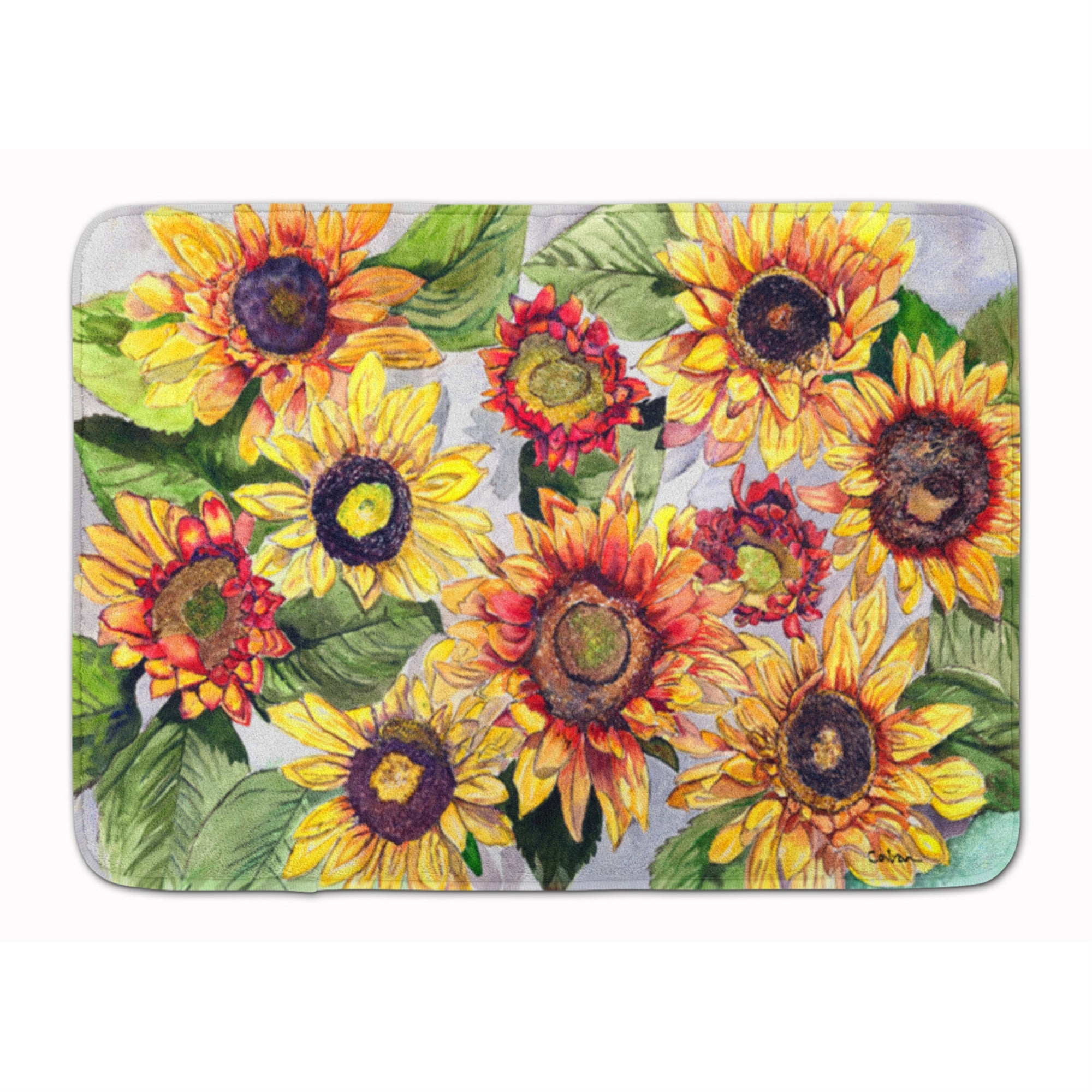 'Caroline'S Treasures Sunflowers Floor Mat, 19'''' X 27'''', Multicolor''