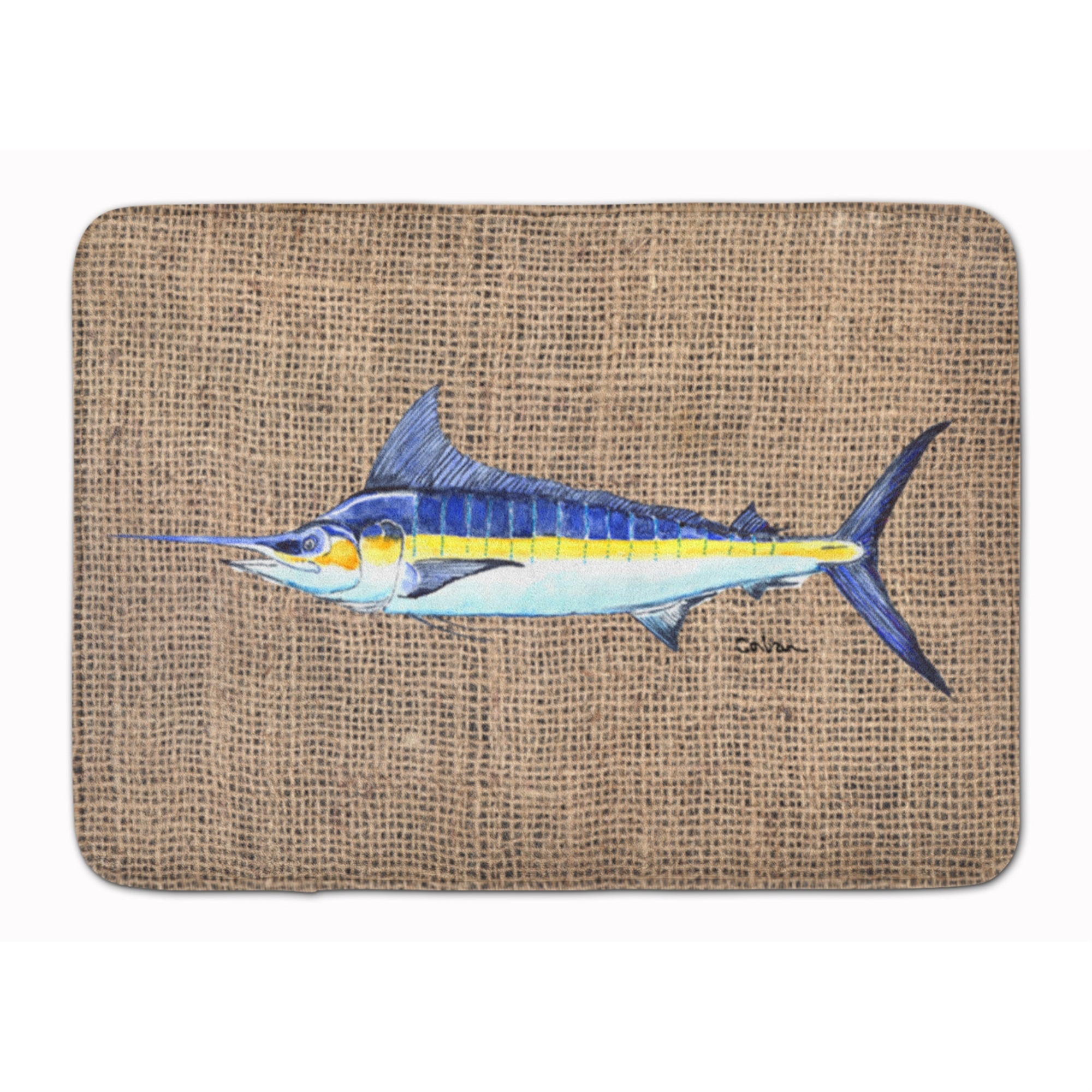 'Caroline'S Treasures Fish - Marlin Floor Mat, 19'''' X 27'''', Multicolor''