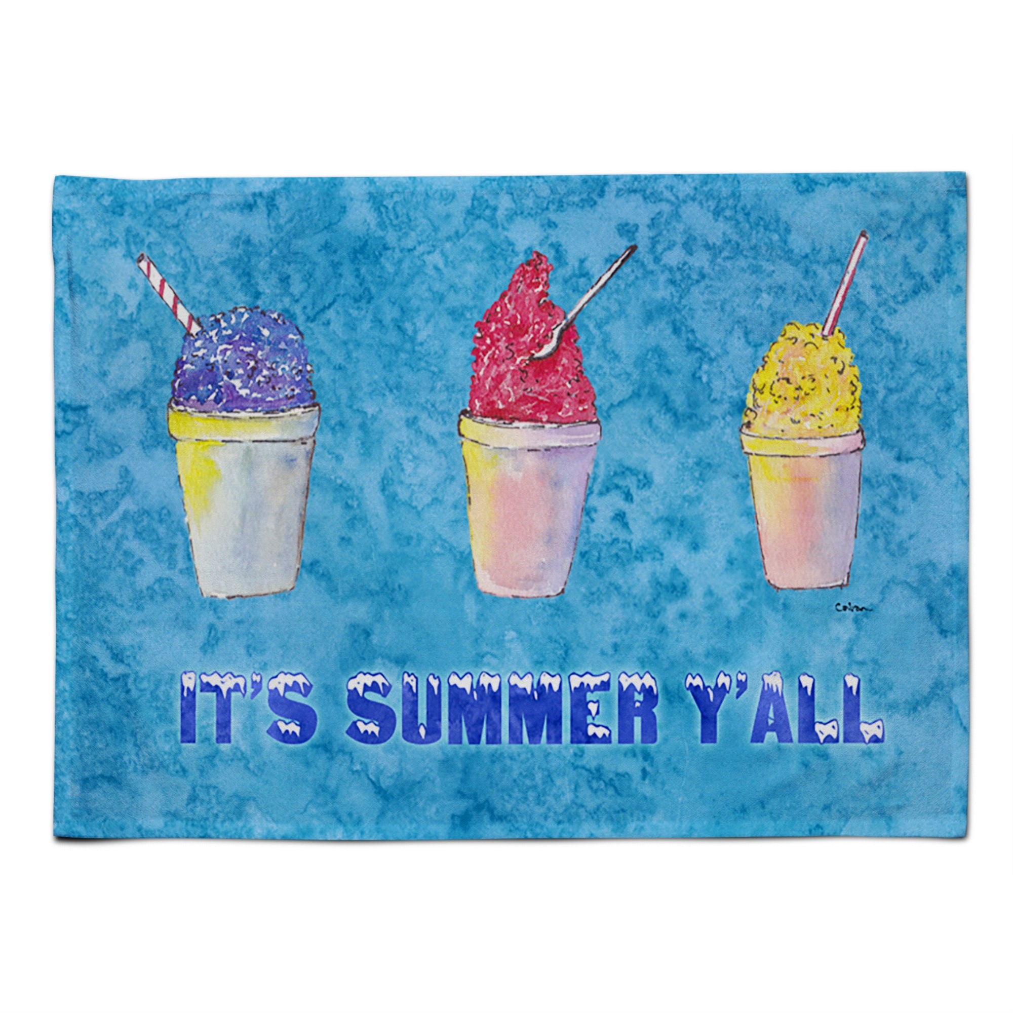 'Caroline'S Treasures 8779Plmt Snowballs Fabric Placemat, Multicolor''