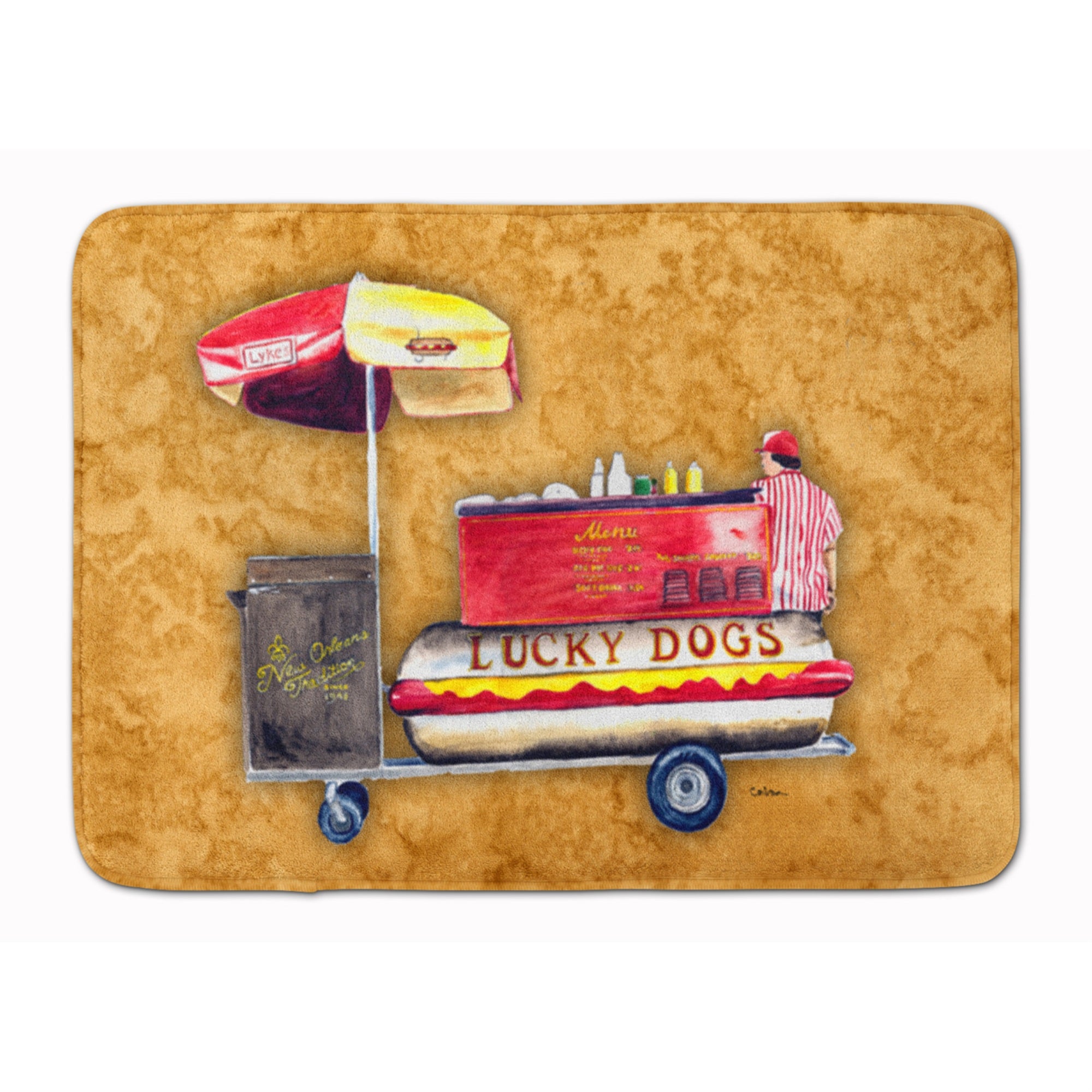 'Caroline'S Treasures Hot Dog Floor Mat, 19'''' X 27'''', Multicolor''
