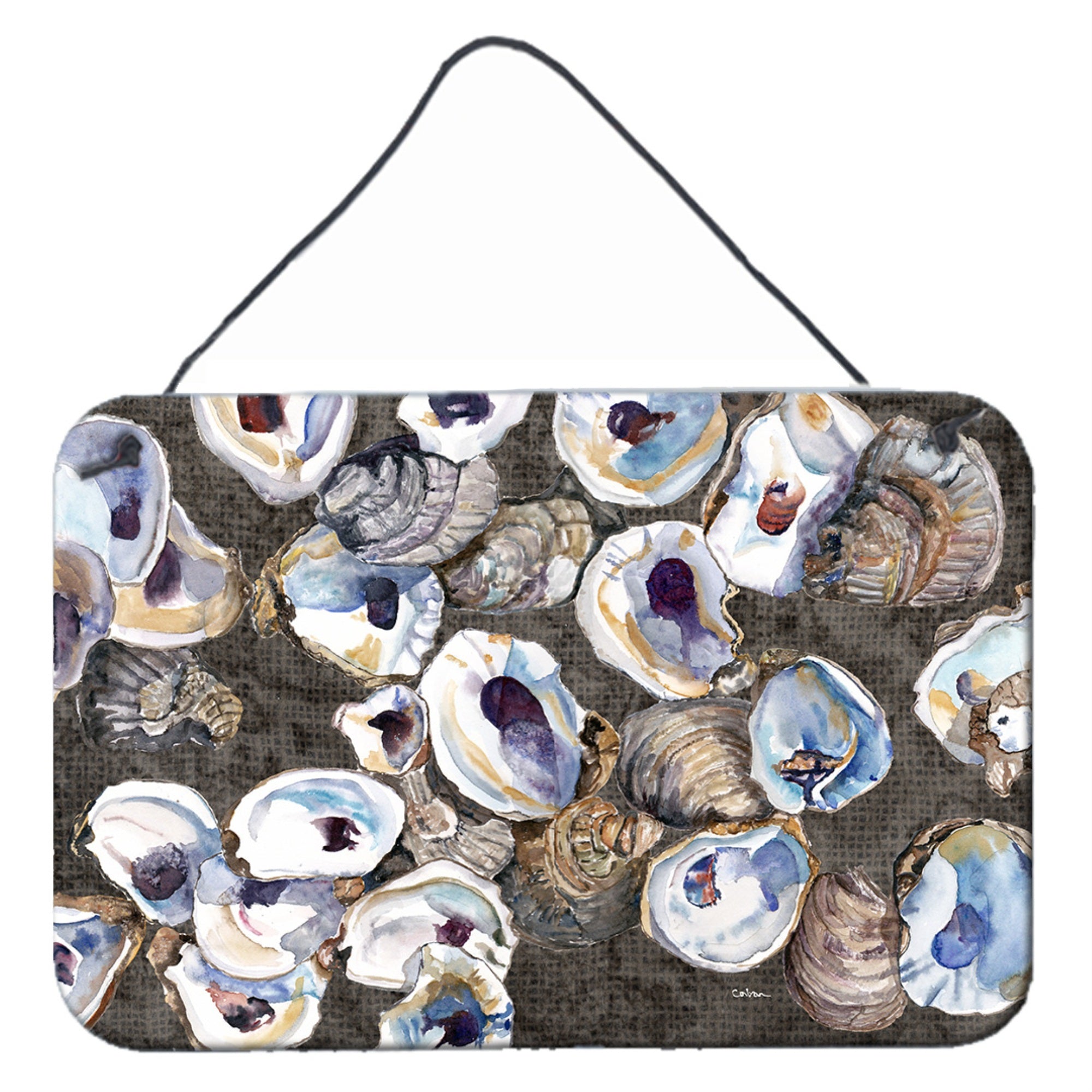 'Caroline'S Treasures Oysters Aluminum Metal Wall Or Door Hanging Prints, 8 X 12''''''