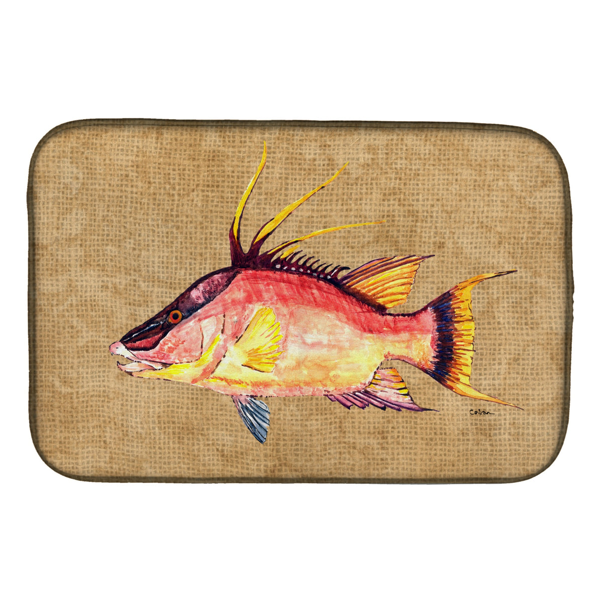 'Caroline'S Treasures 8803Ddm Dish Drying Mat, 14 X 21, Multicolor''