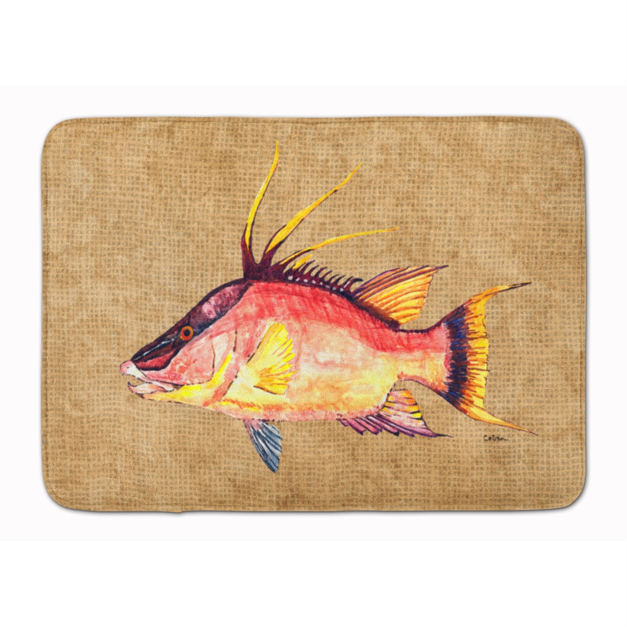'Caroline'S Treasures Hog Snapper Floor Mat, 19'''' X 27'''', Multicolor''