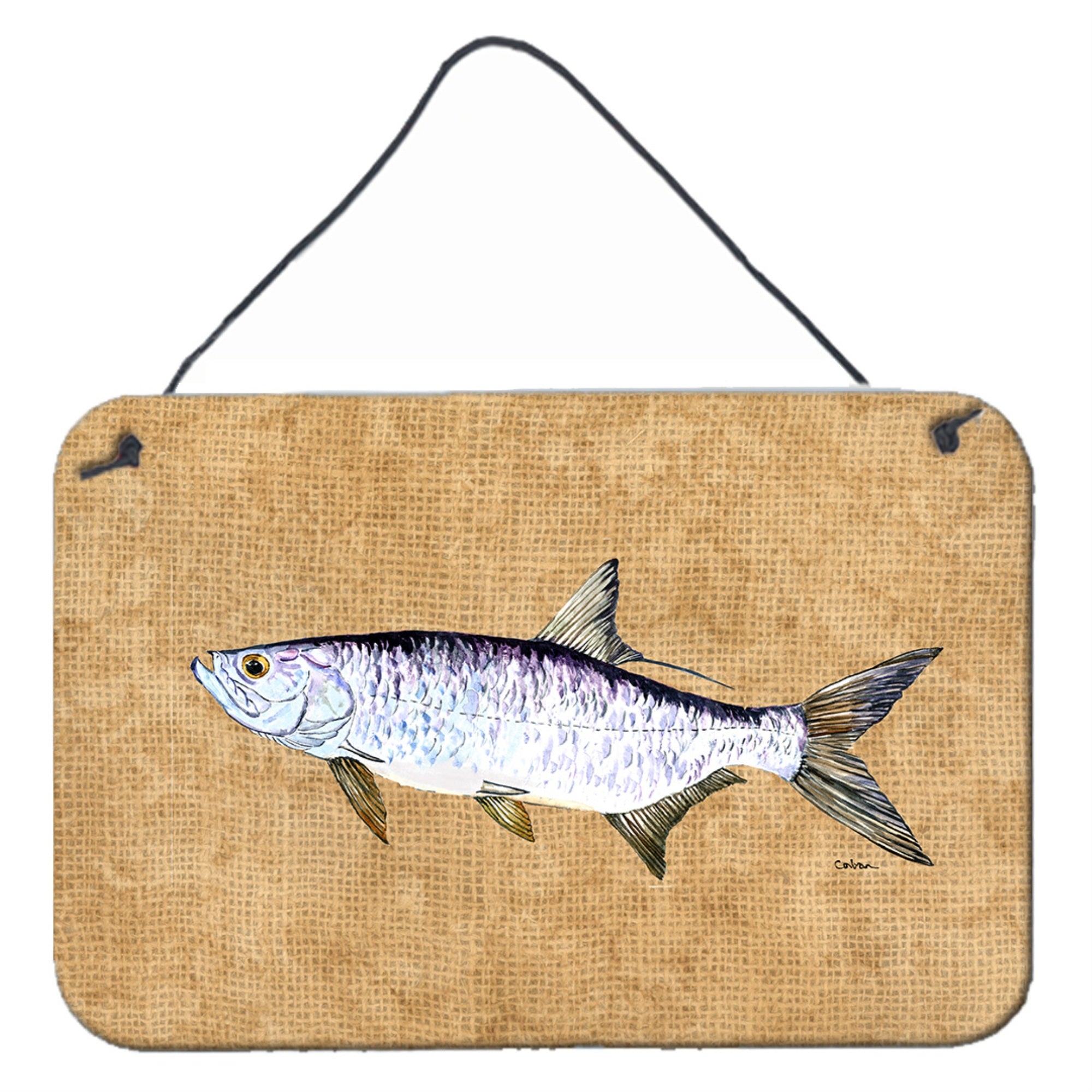 'Caroline'S Treasures Tarpon Aluminum Metal Wall Or Door Hanging Prints, 8 X 12''''''