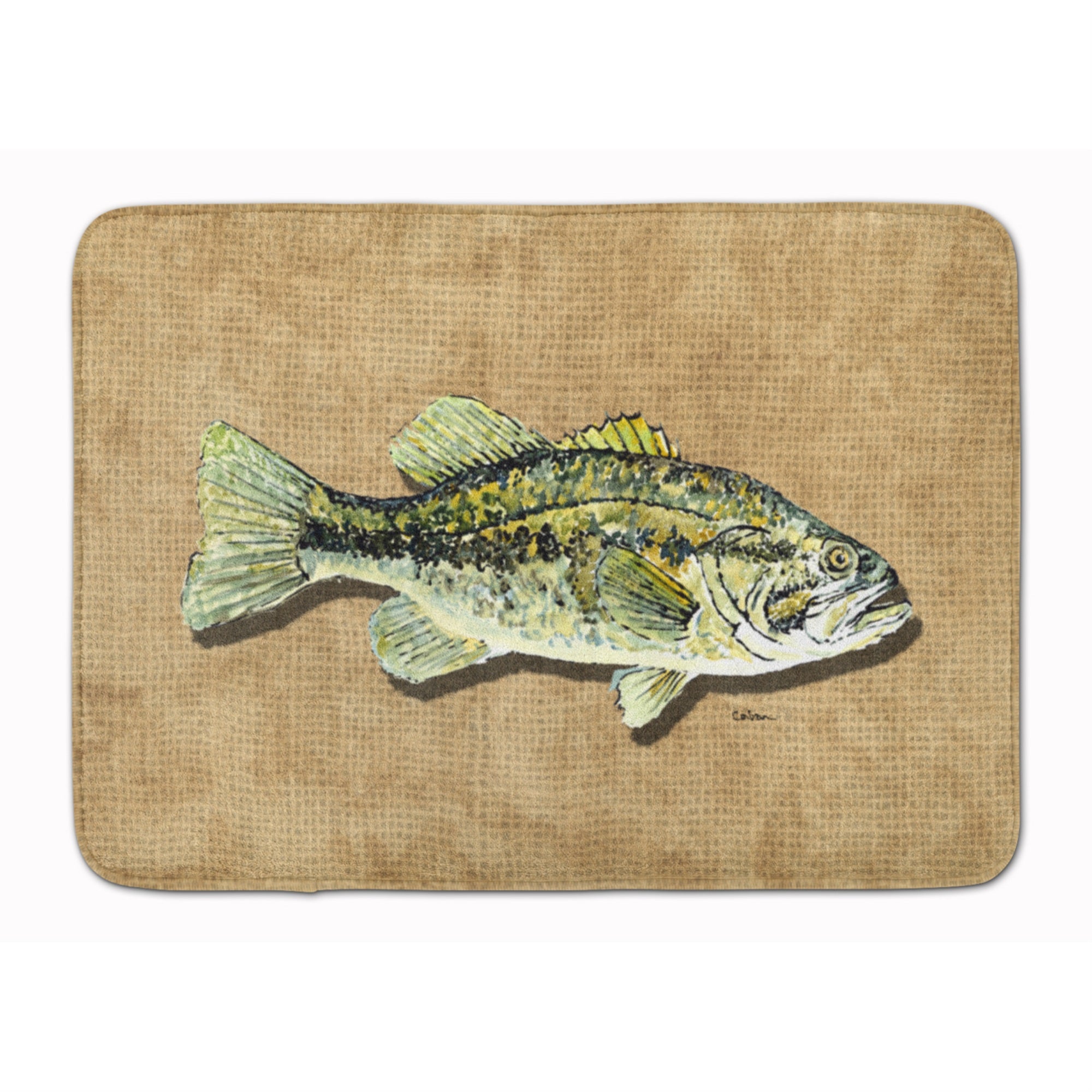'Caroline'S Treasures Small Mouth Bass Floor Mat, 19'''' X 27'''', Multicolor''