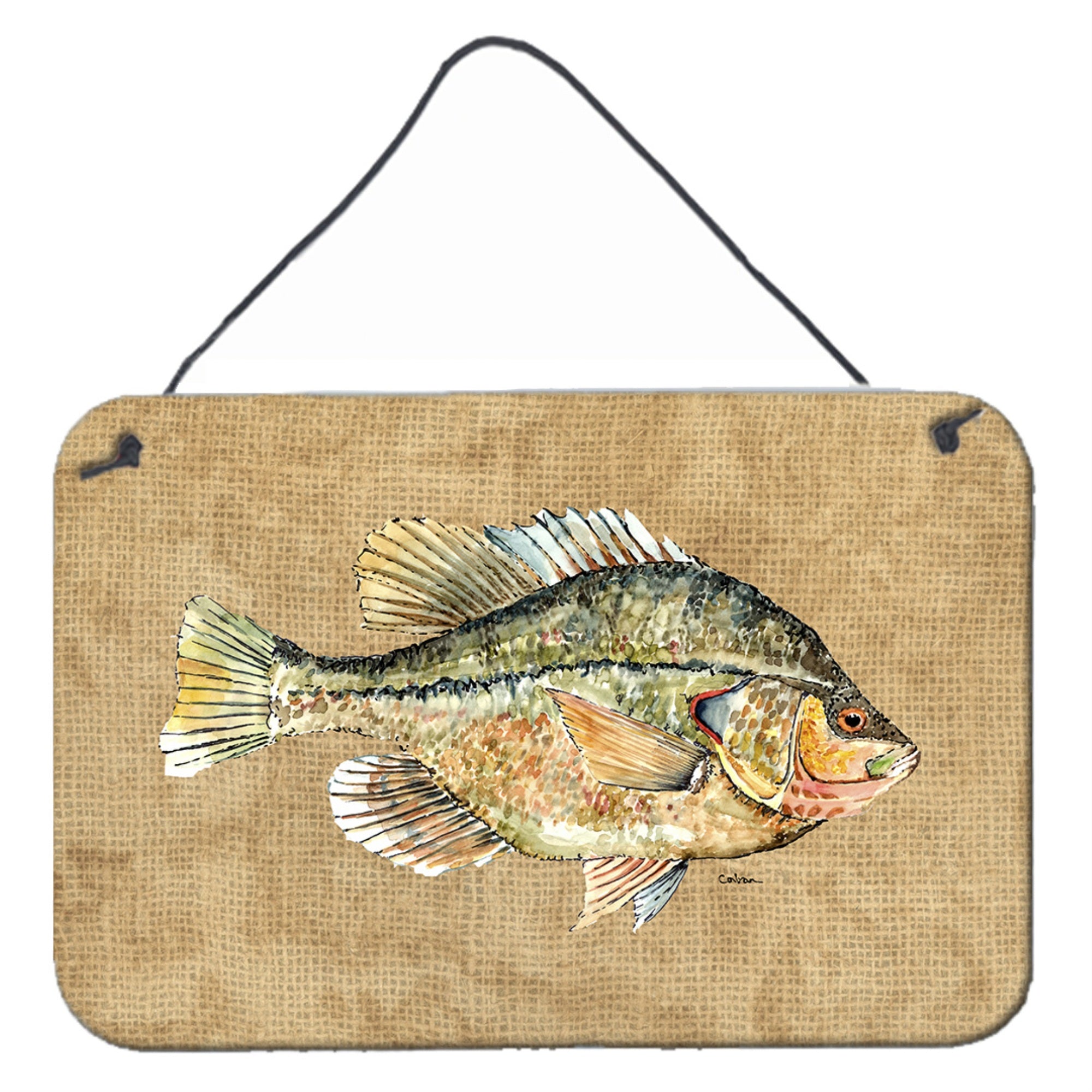 'Caroline'S Treasures Croppie Aluminum Metal Wall Or Door Hanging Prints, 8 X 12''''''