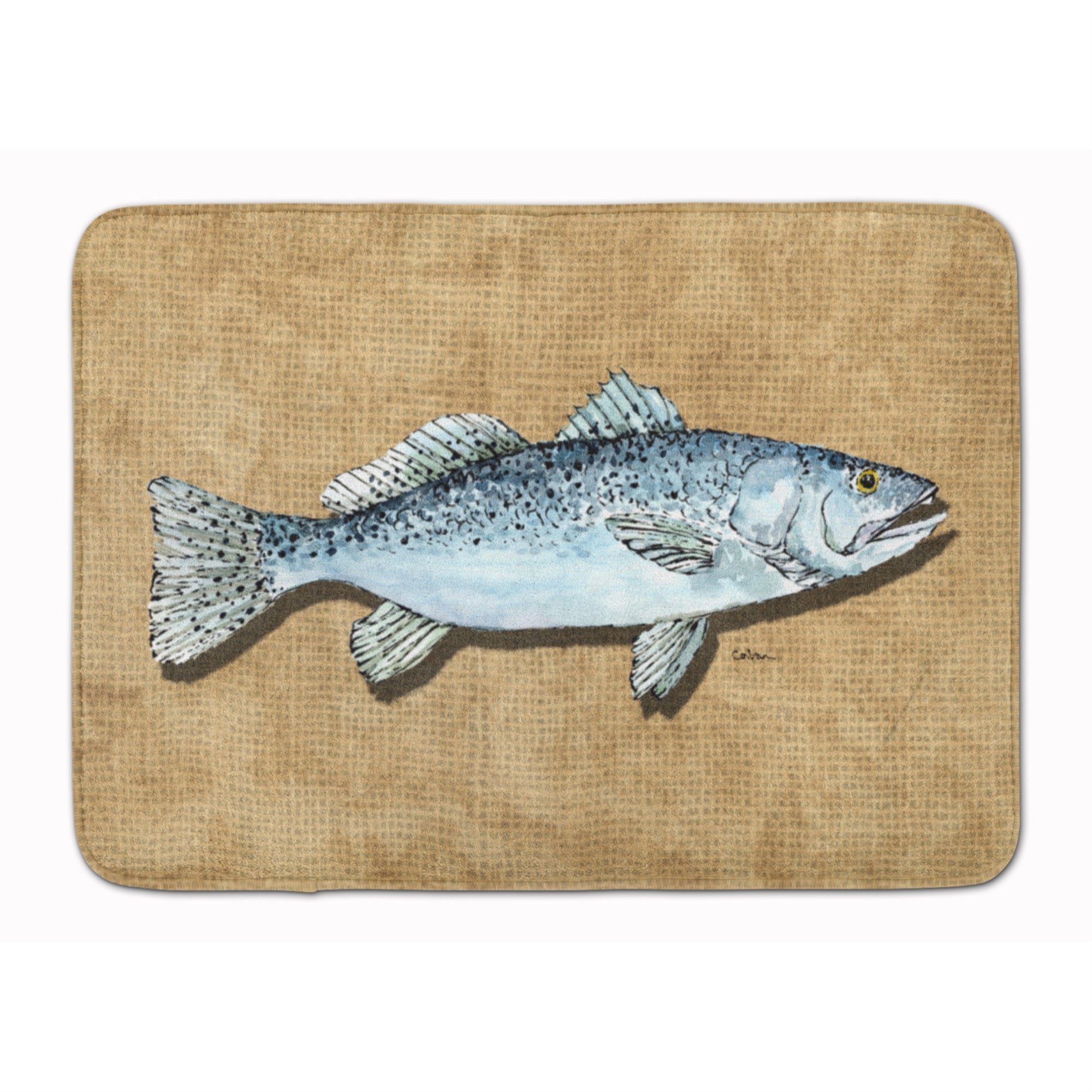 'Caroline'S Treasures Speckled Trout Floor Mat, 19'''' X 27'''', Multicolor''