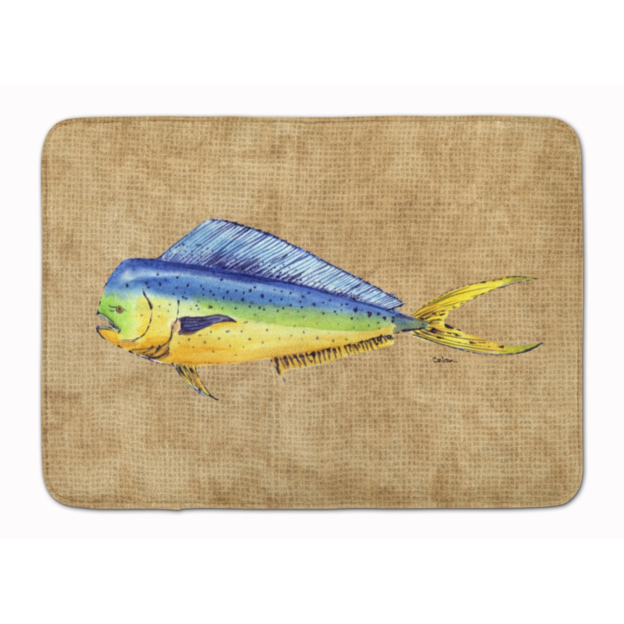 Carolines Treasures Dolphin Mahi Floor Mat, 19 x 27, Multicolor