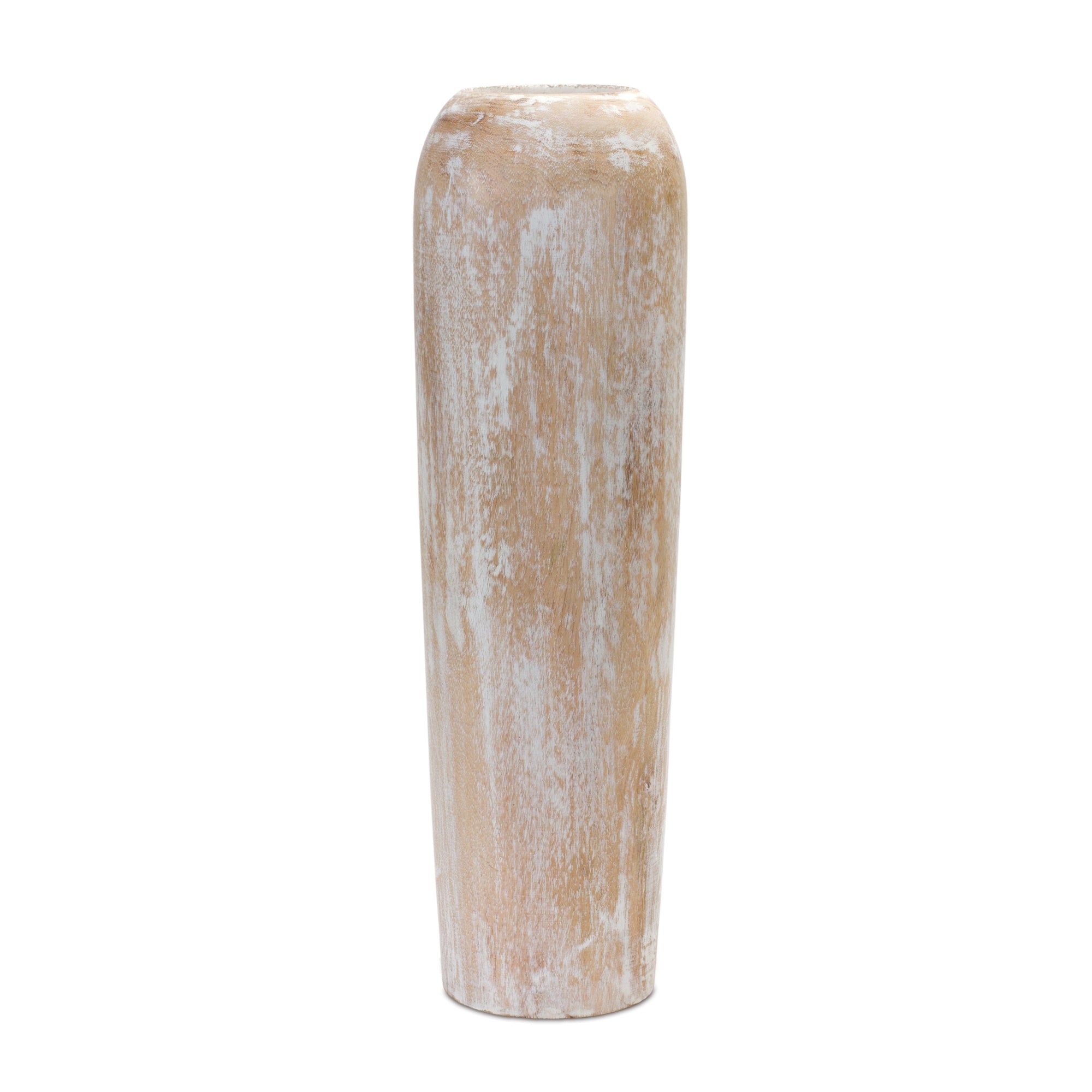 Vase 23.5H Wood