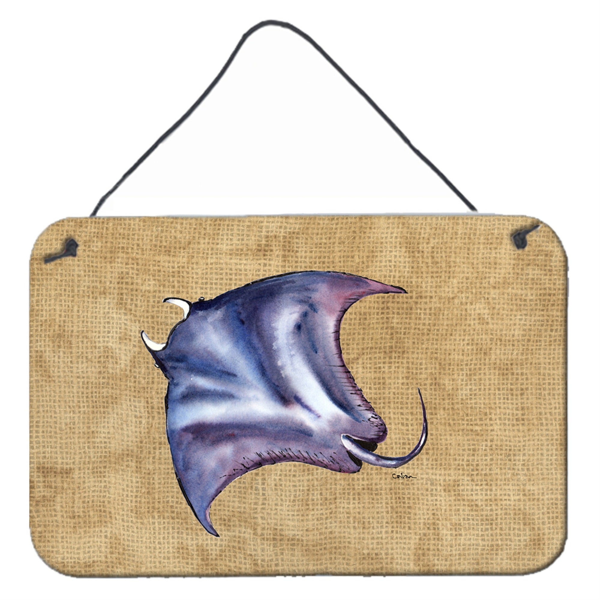 'Caroline'S Treasures Stingray Aluminum Metal Wall Or Door Hanging Prints, 8 X 12''''''
