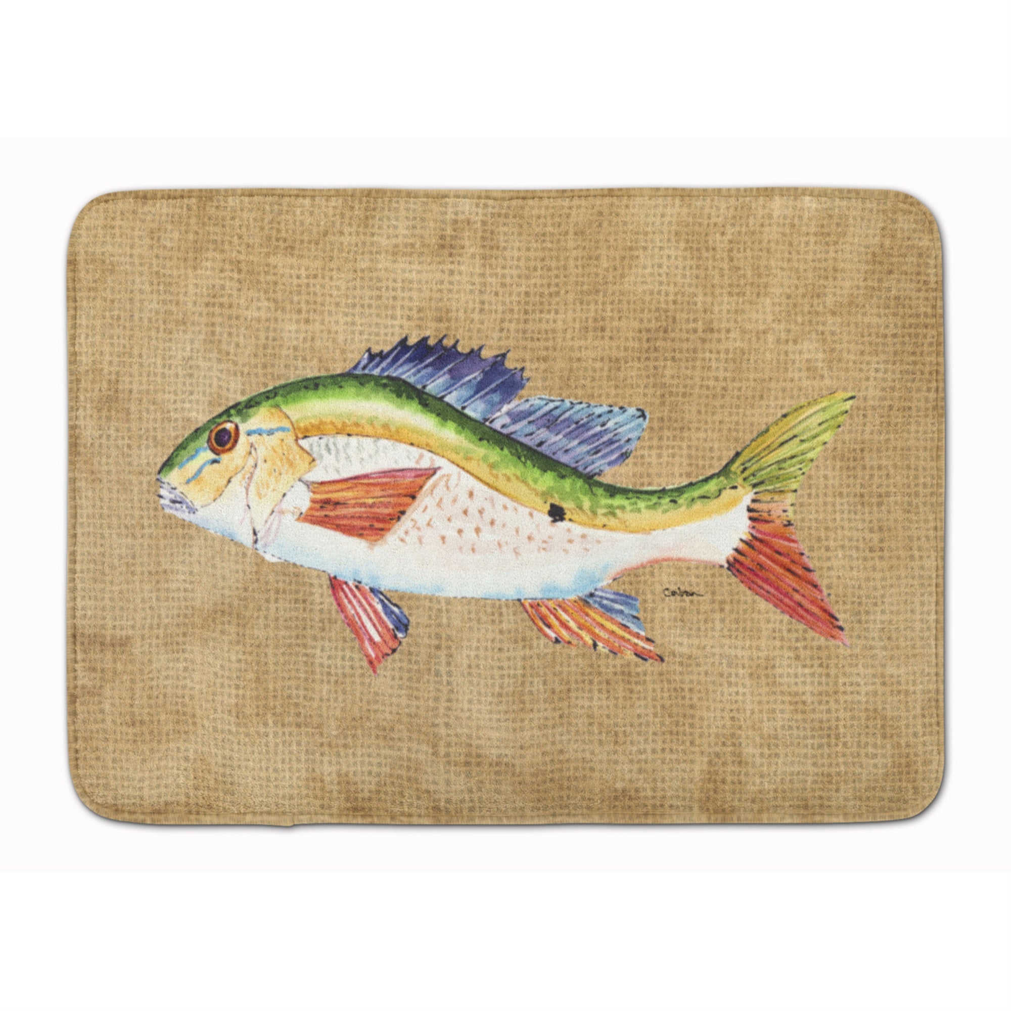 'Caroline'S Treasures Rainbow Trout Floor Mat, 19'''' X 27'''', Multicolor''