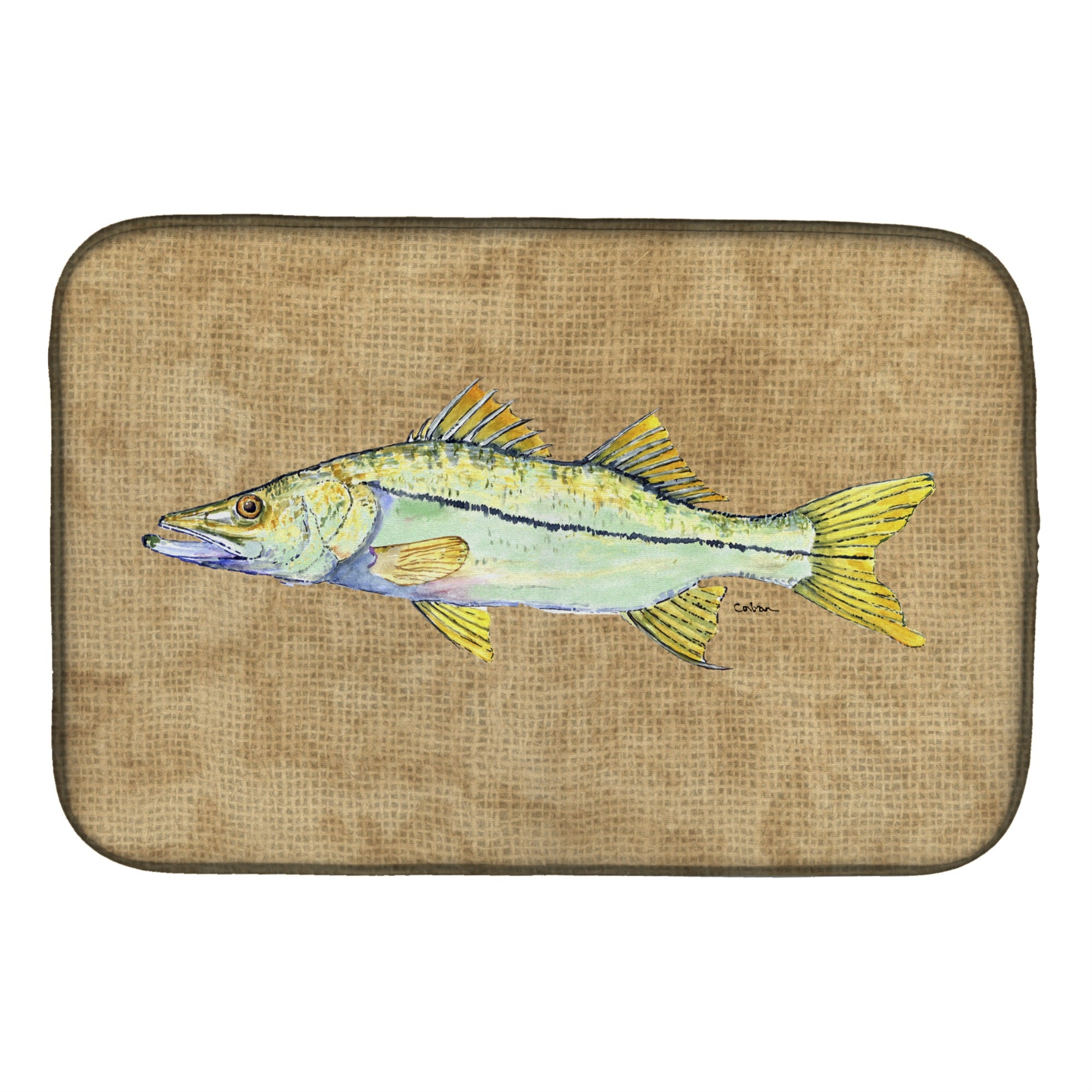 'Caroline'S Treasures Snook Dish Drying Mat, 14'''' X 21'''', Multicolor''