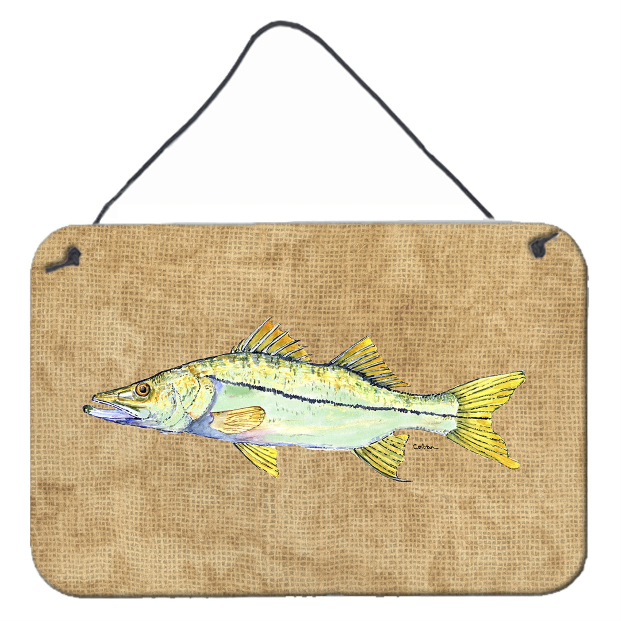 'Caroline'S Treasures Snook Aluminum Metal Wall Or Door Hanging Prints, 8 X 12''''''