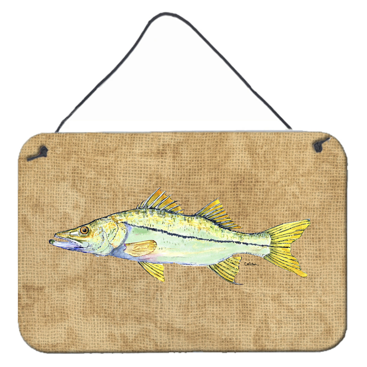 'Caroline'S Treasures Snook Aluminum Metal Wall Or Door Hanging Prints, 8 X 12''''''