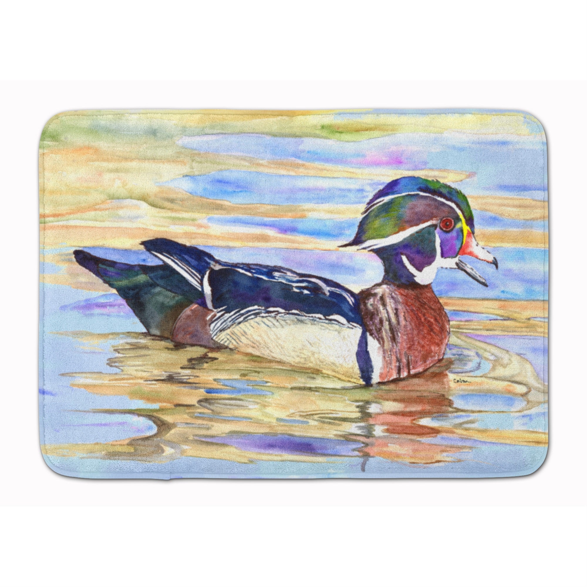 'Caroline'S Treasures Wood Duck Floor Mat, 19'''' X 27'''', Multicolor''