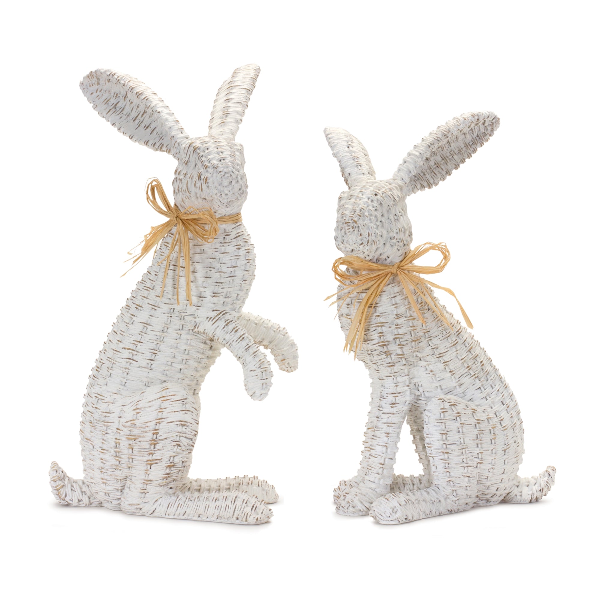Rabbit (Set of 2) 15.25H, 17.75H Resin