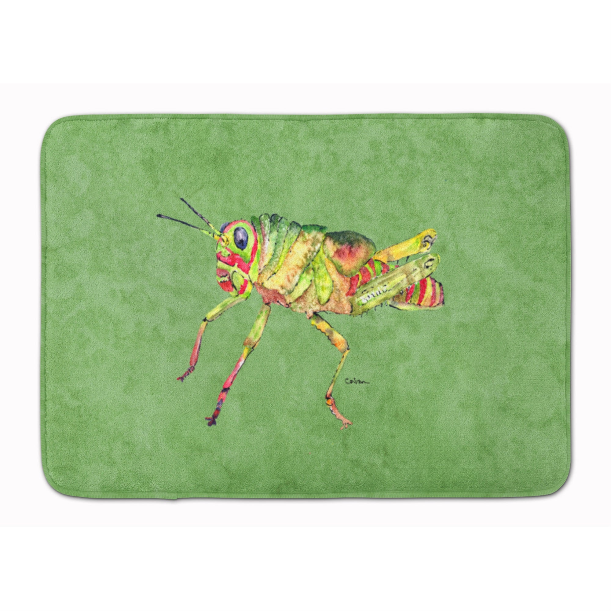 'Caroline'S Treasures Grasshopper On Avacado Floor Mat, 19'''' X 27'''', Multicolor''