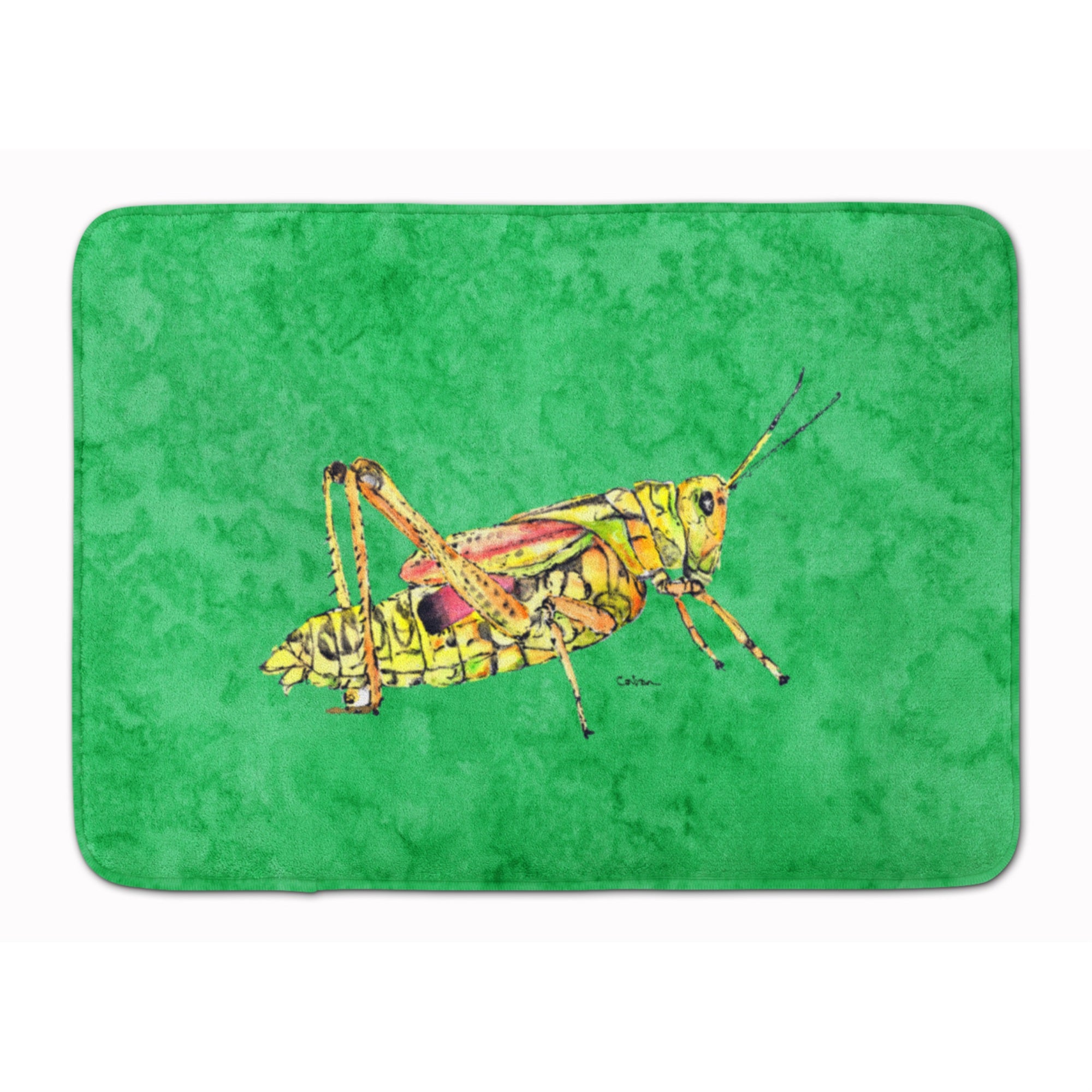 'Caroline'S Treasures Grasshopper On Green Floor Mat, 19'''' X 27'''', Multicolor''