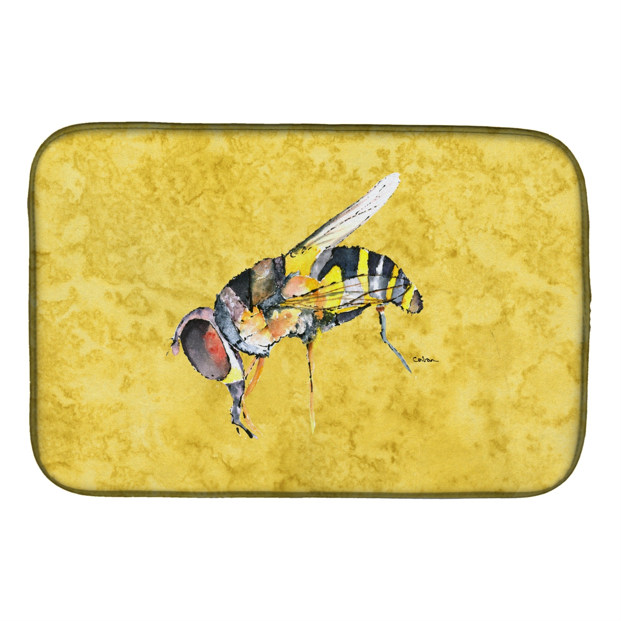 'Caroline'S Treasures Bee Dish Drying Mat, 14'''' X 21'''', Multicolor''