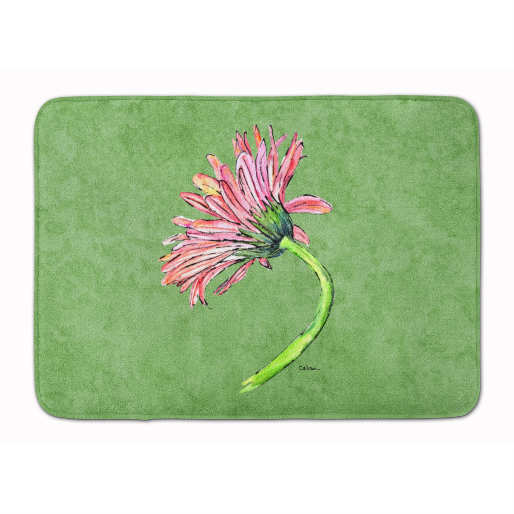 'Caroline'S Treasures Gerber Daisy Pink Floor Mat, 19'''' X 27'''', Multicolor''