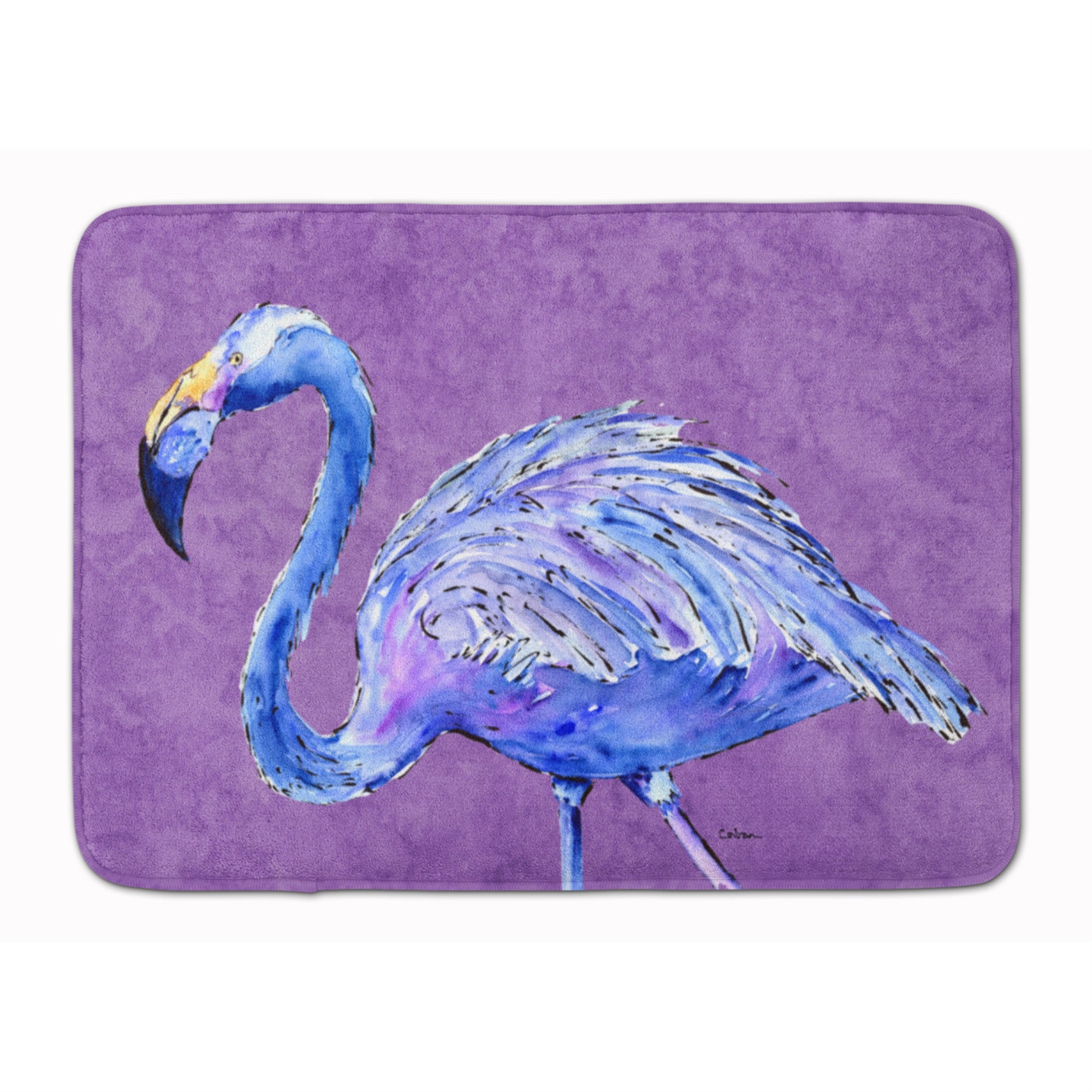 'Caroline'S Treasures Flamingo On Purple Floor Mat, 19'''' X 27'''', Multicolor''