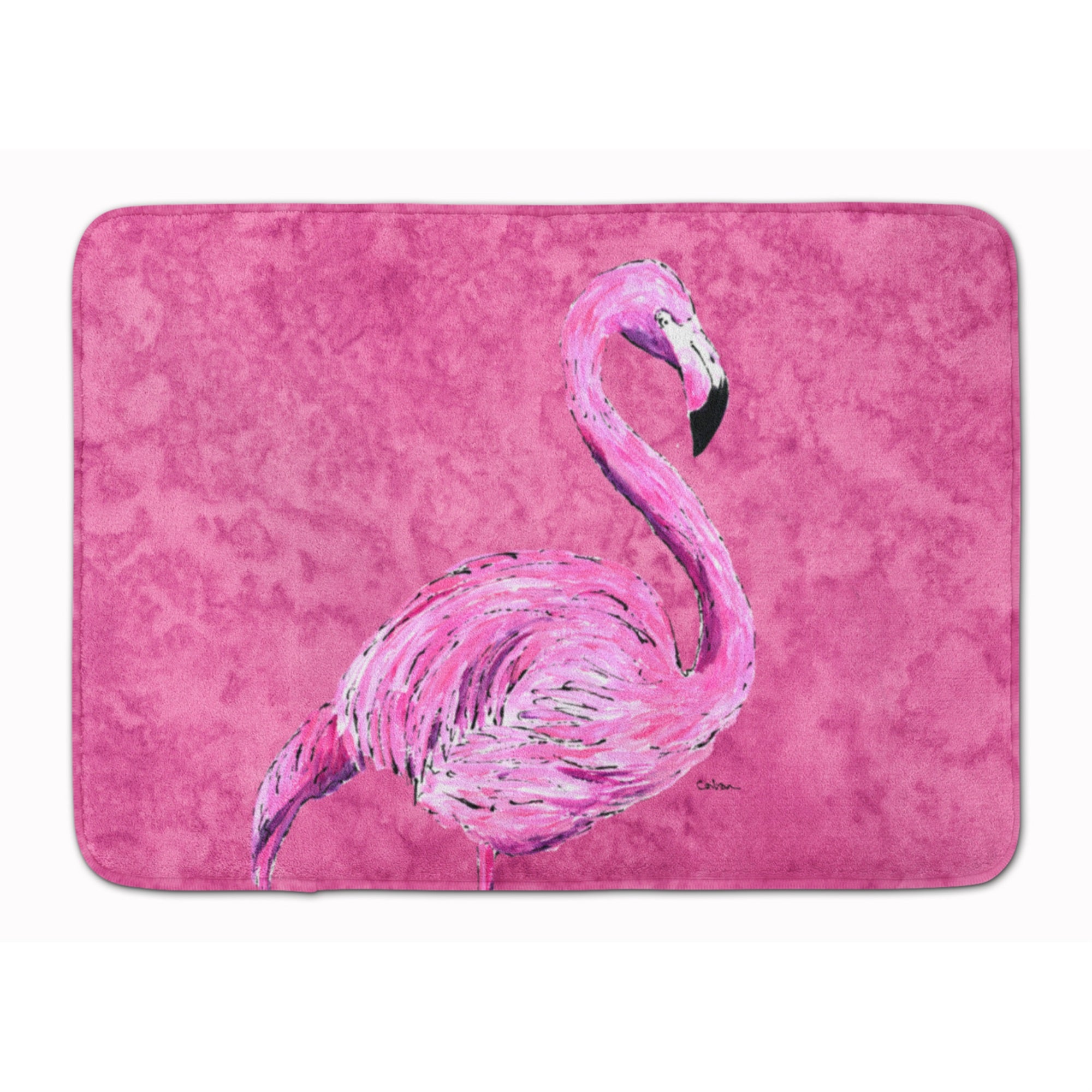 'Caroline'S Treasures Flamingo On Pink Floor Mat, 19'''' X 27'''', Multicolor''