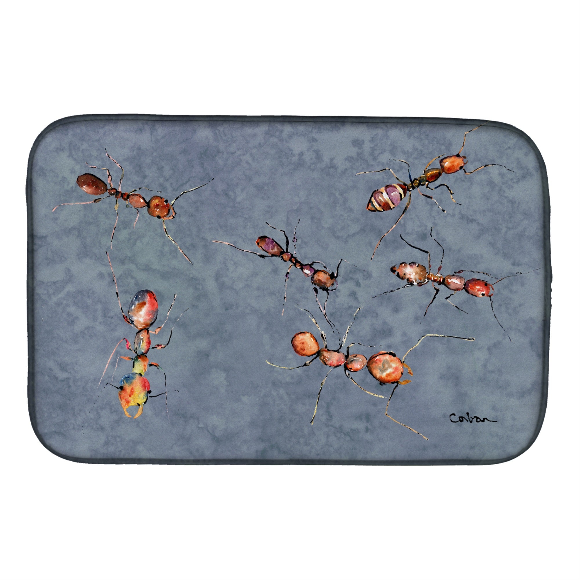 'Caroline'S Treasures Ants Dish Drying Mat, 14 X 21, Multicolor''