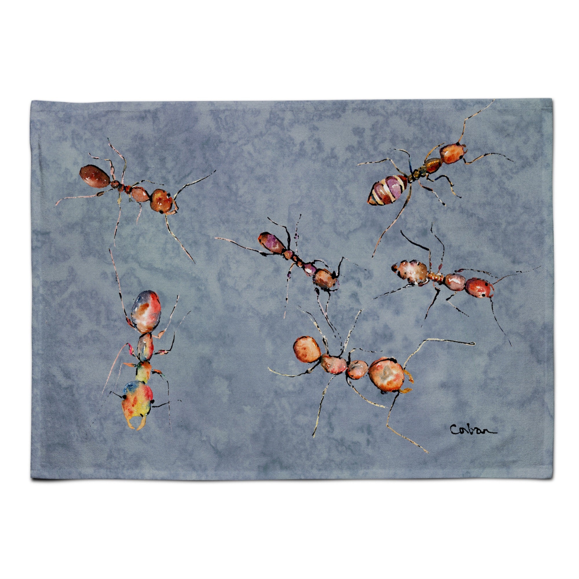 'Caroline'S Treasures 8880Plmt Ants Fabric Placemat, Multicolor''