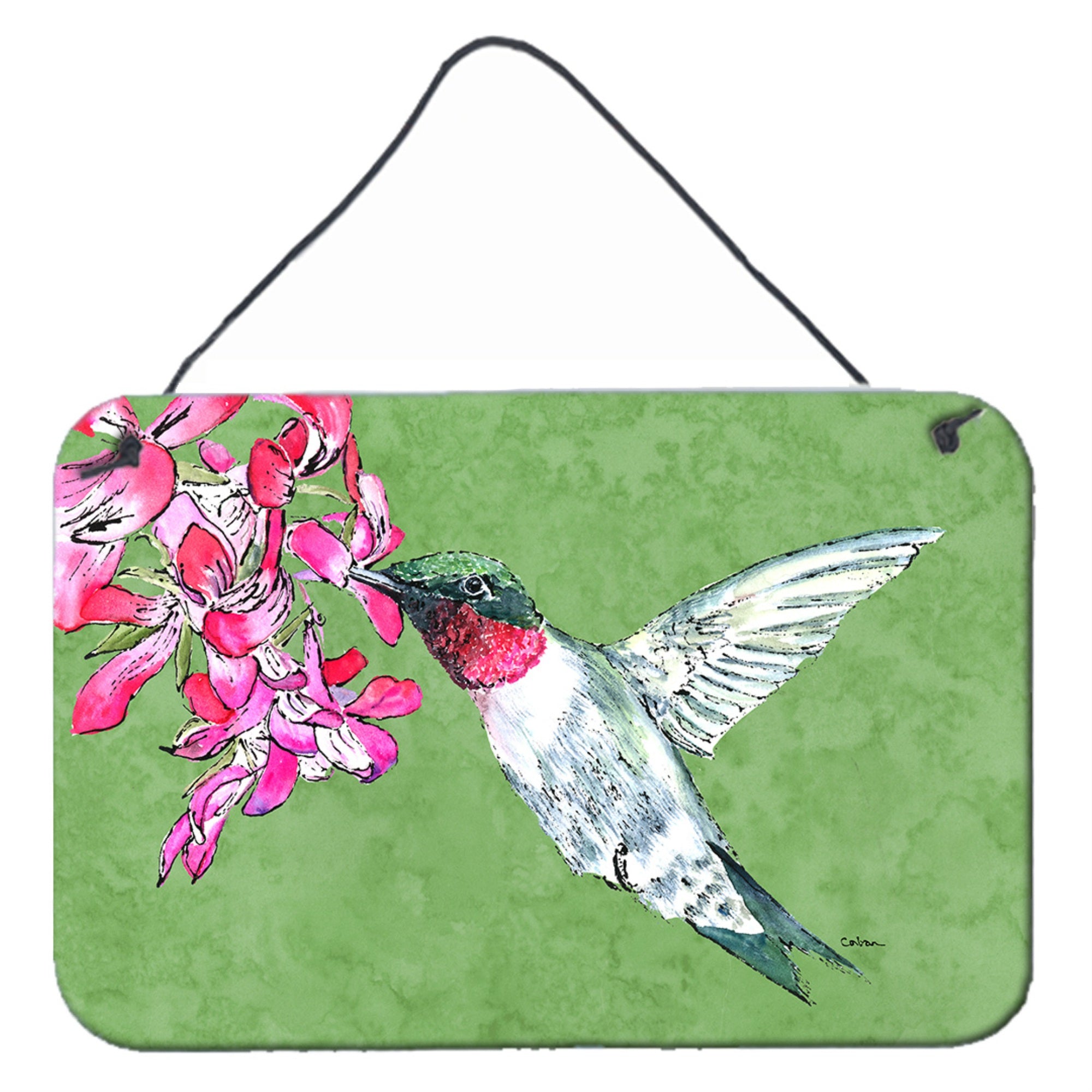 'Caroline'S Treasures Hummingbird Aluminum Metal Wall Or Door Hanging Prints, 8 X 12''''''
