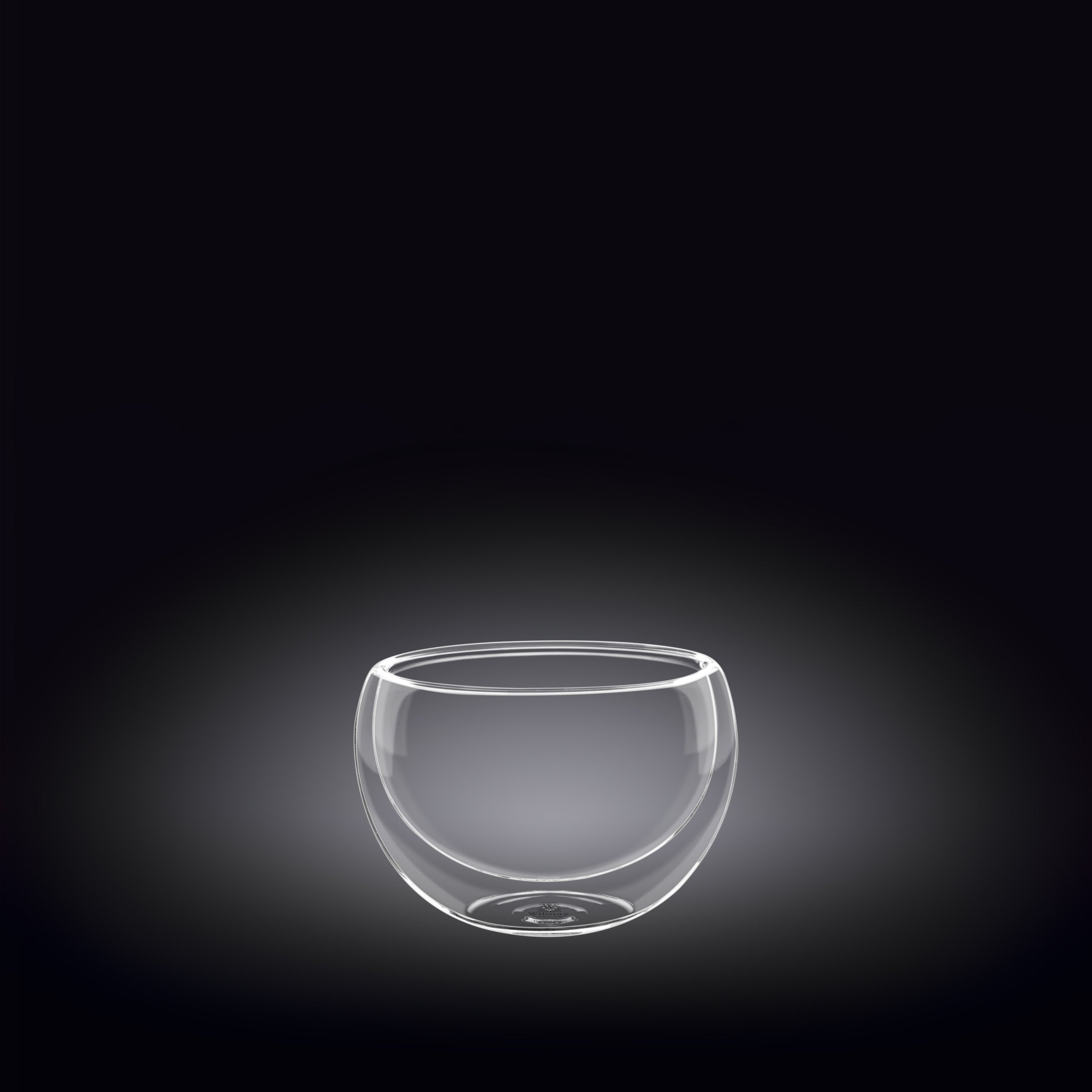 Set Of 6 Double-Wall Vacuum Sealed Thermo Glass Bowl 1.7 Fl Oz | 50 Ml