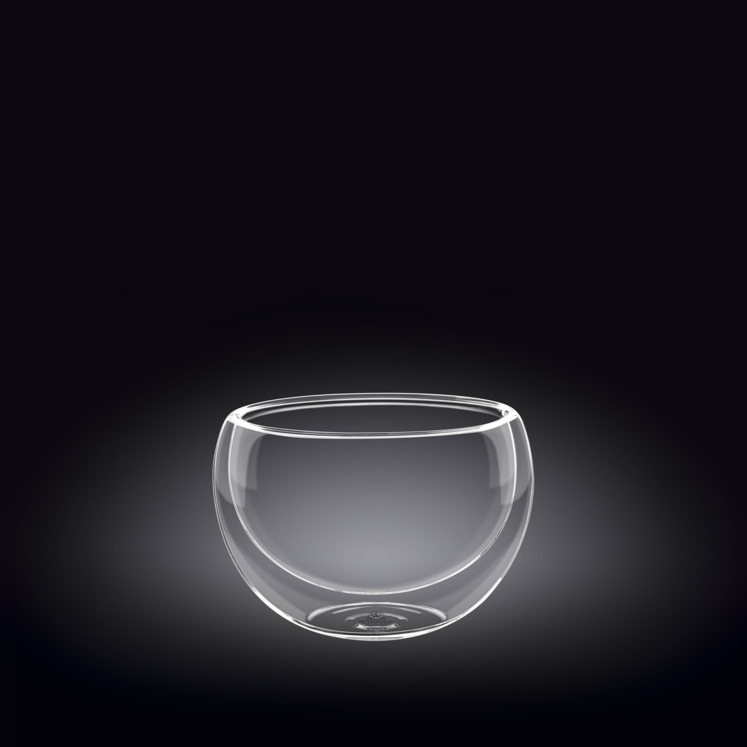 Set Of 6 Double-Wall Vacuum Sealed Thermo Glass Bowl 6.8 Fl Oz | 200 Ml