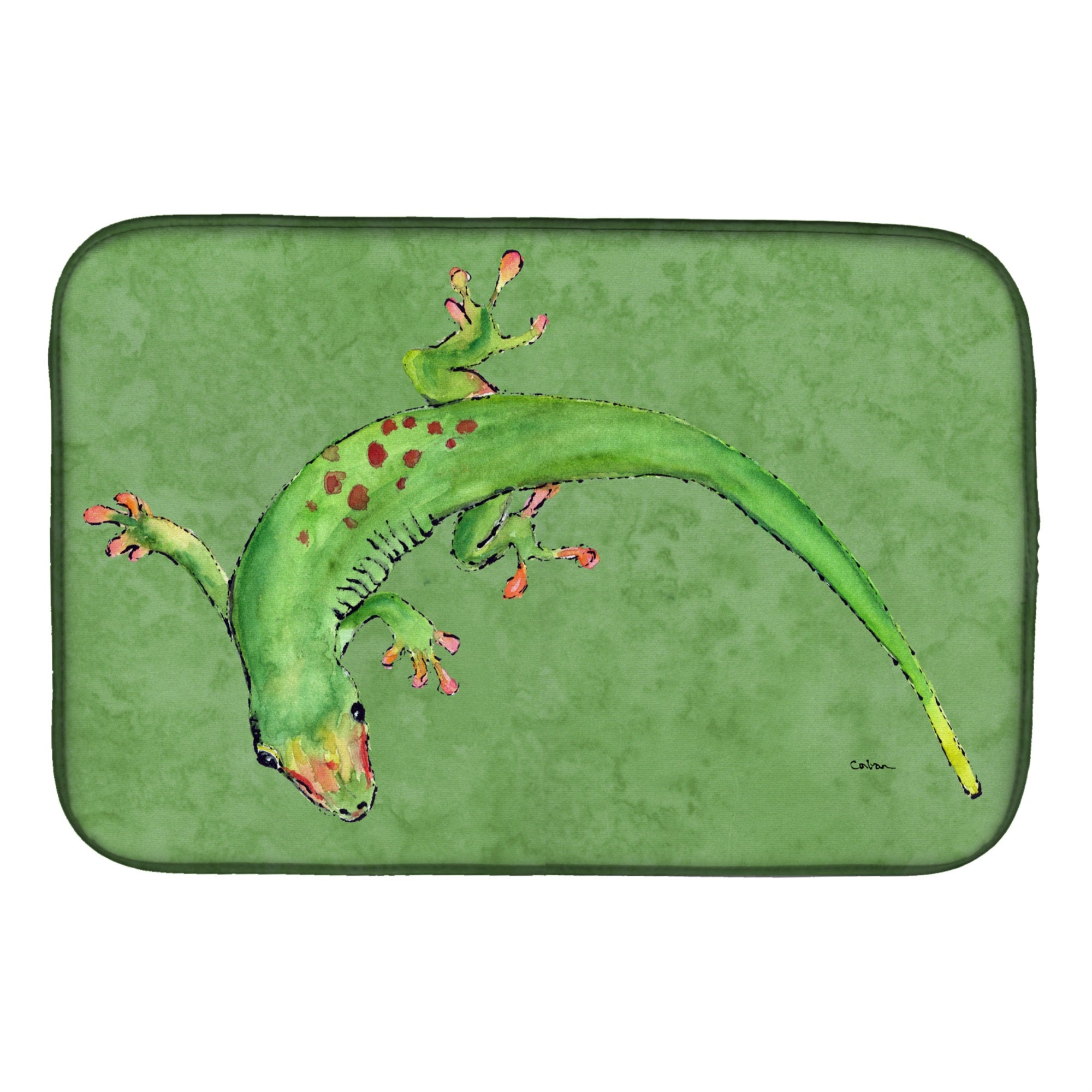 'Caroline'S Treasures Gecko Dish Drying Mat, 14 X 21, Multicolor''