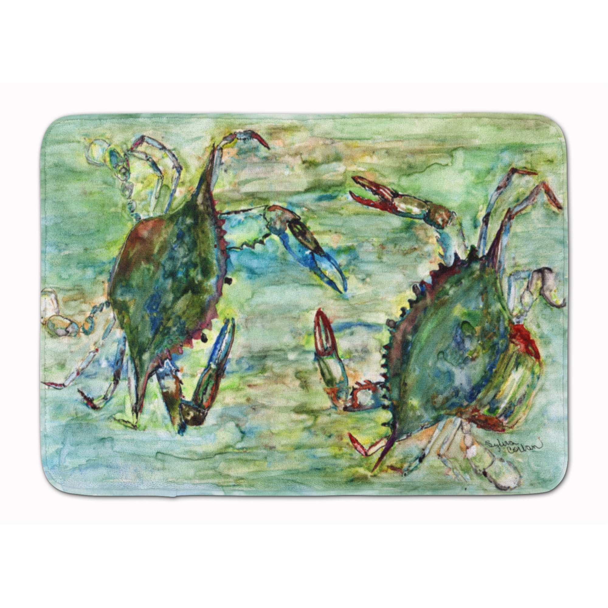 'Caroline'S Treasures Blue Crab Standoff Floor Mat, 19'''' X 27'''', Multicolor''