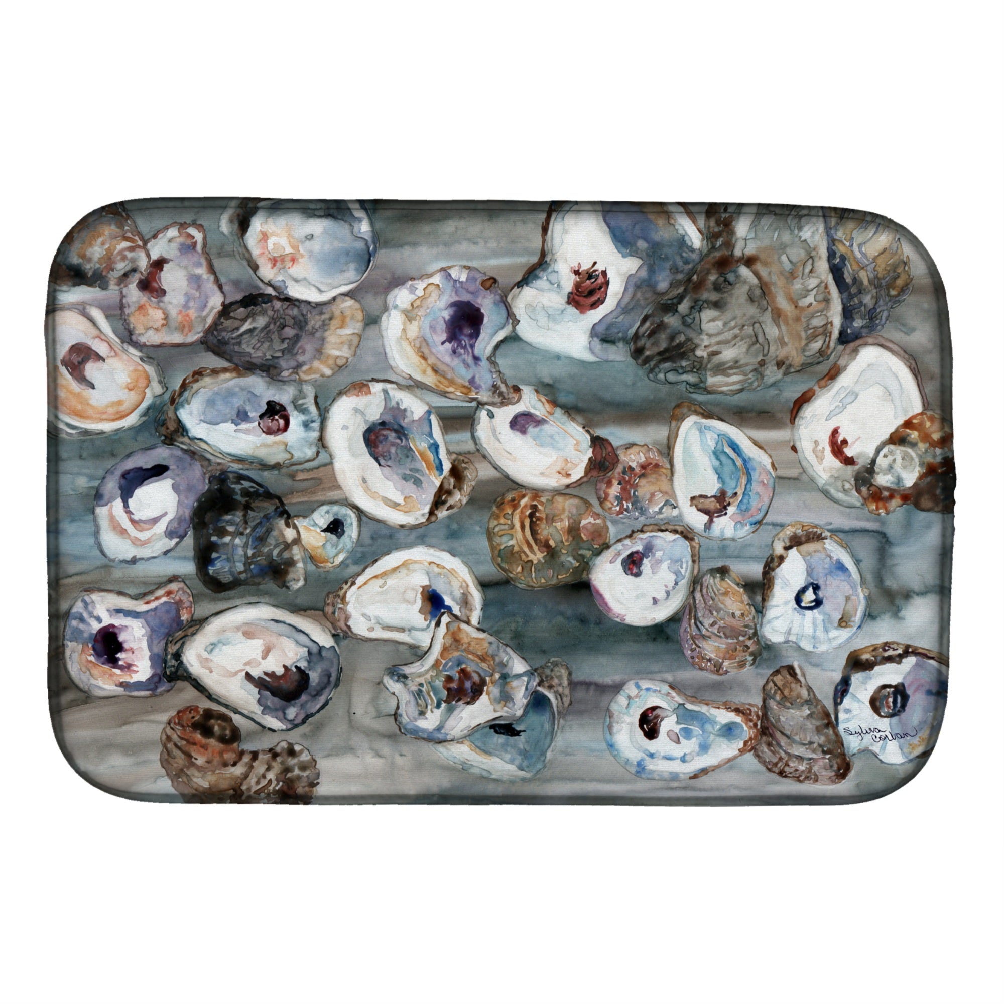 'Caroline'S Treasures Bunch Of Oysters Dish Drying Mat, 14 X 21, Multicolor''