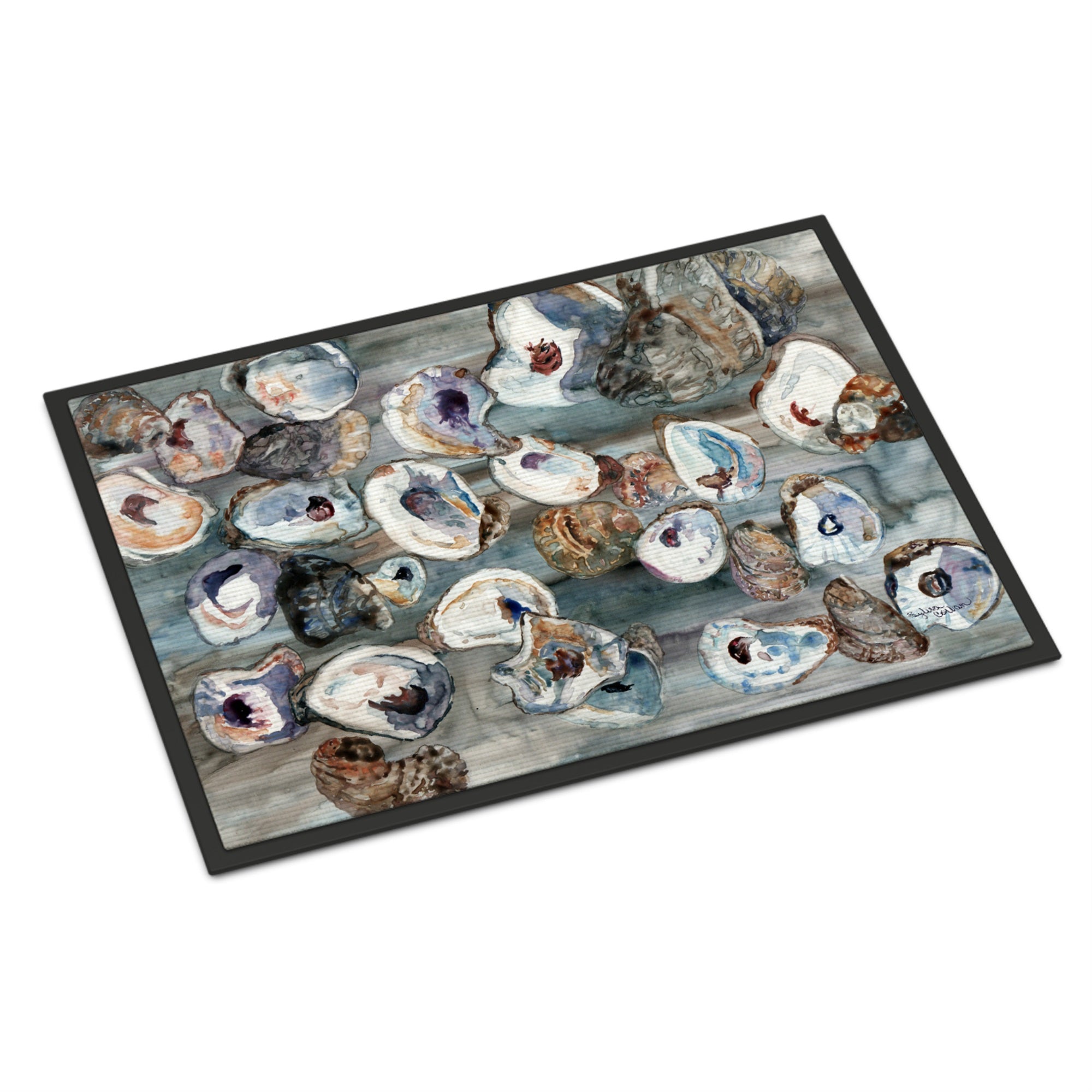 'Caroline'S Treasures 8957Mat Bunch Of Oysters Indoor Or Outdoor Mat, 18 X 27'''', Multicolor''