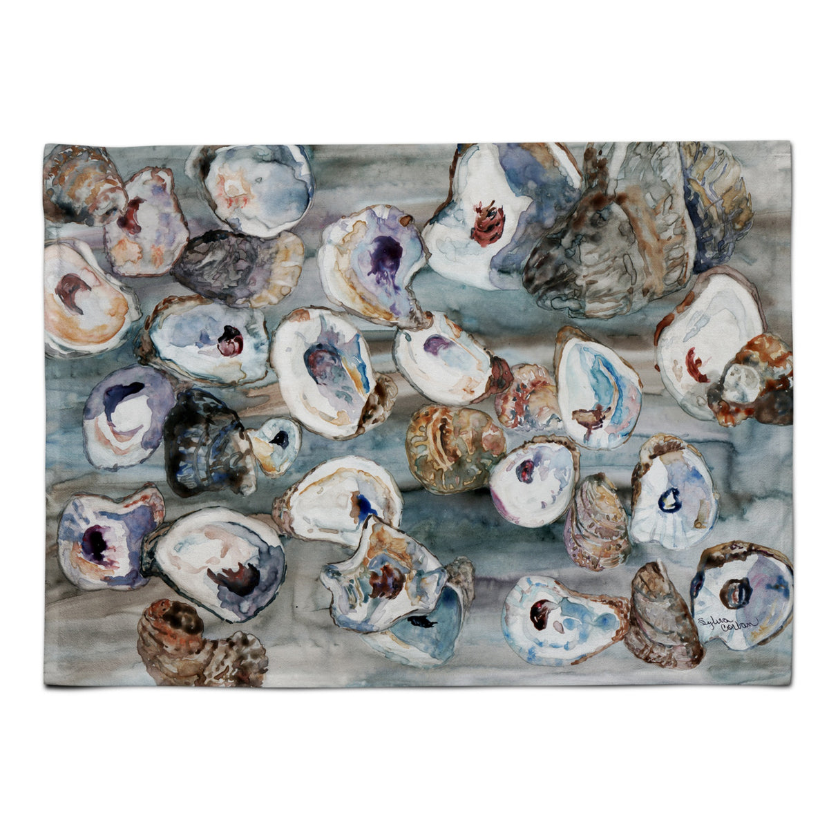 'Caroline'S Treasures 8957Plmt Bunch Of Oysters Fabric Placemat, Multicolor''