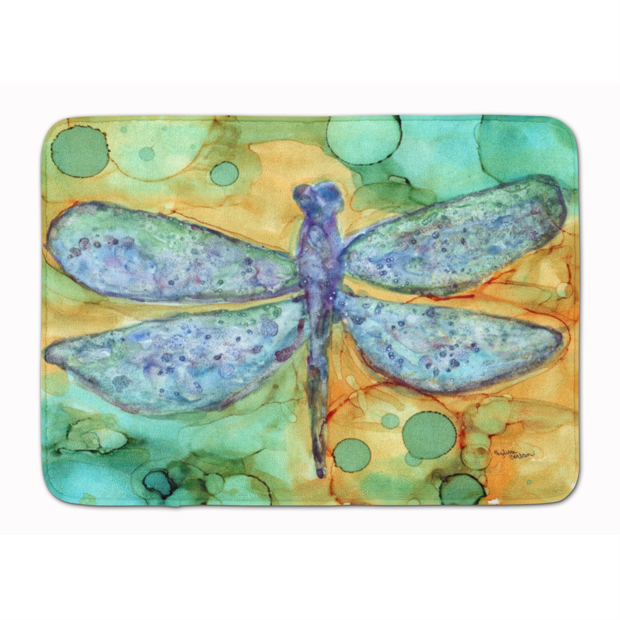 'Caroline'S Treasures Abstract Dragonfly Floor Mat, 19'''' X 27'''', Multicolor''