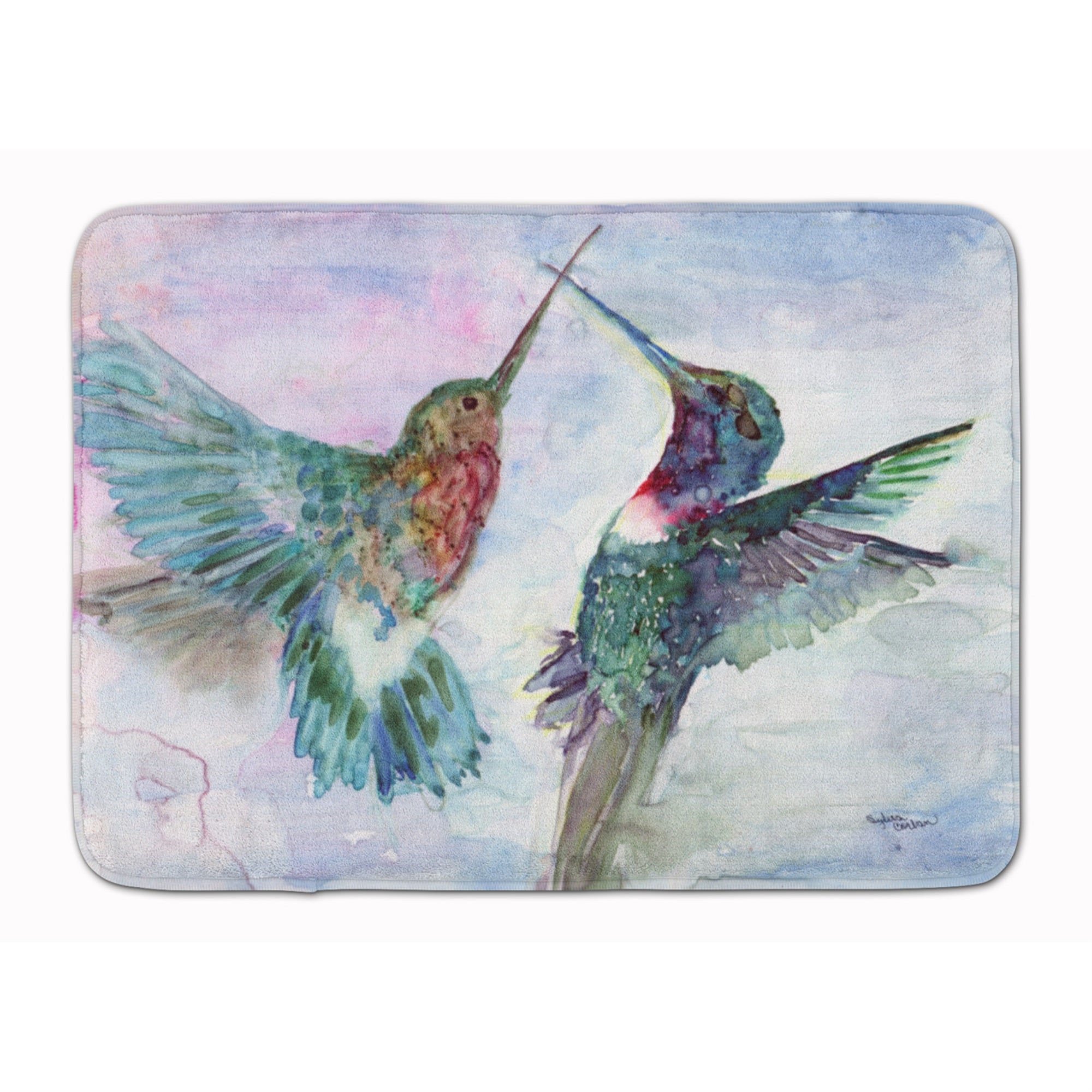 'Caroline'S Treasures Hummingbird Combat Floor Mat, 19'''' X 27'''', Multicolor''