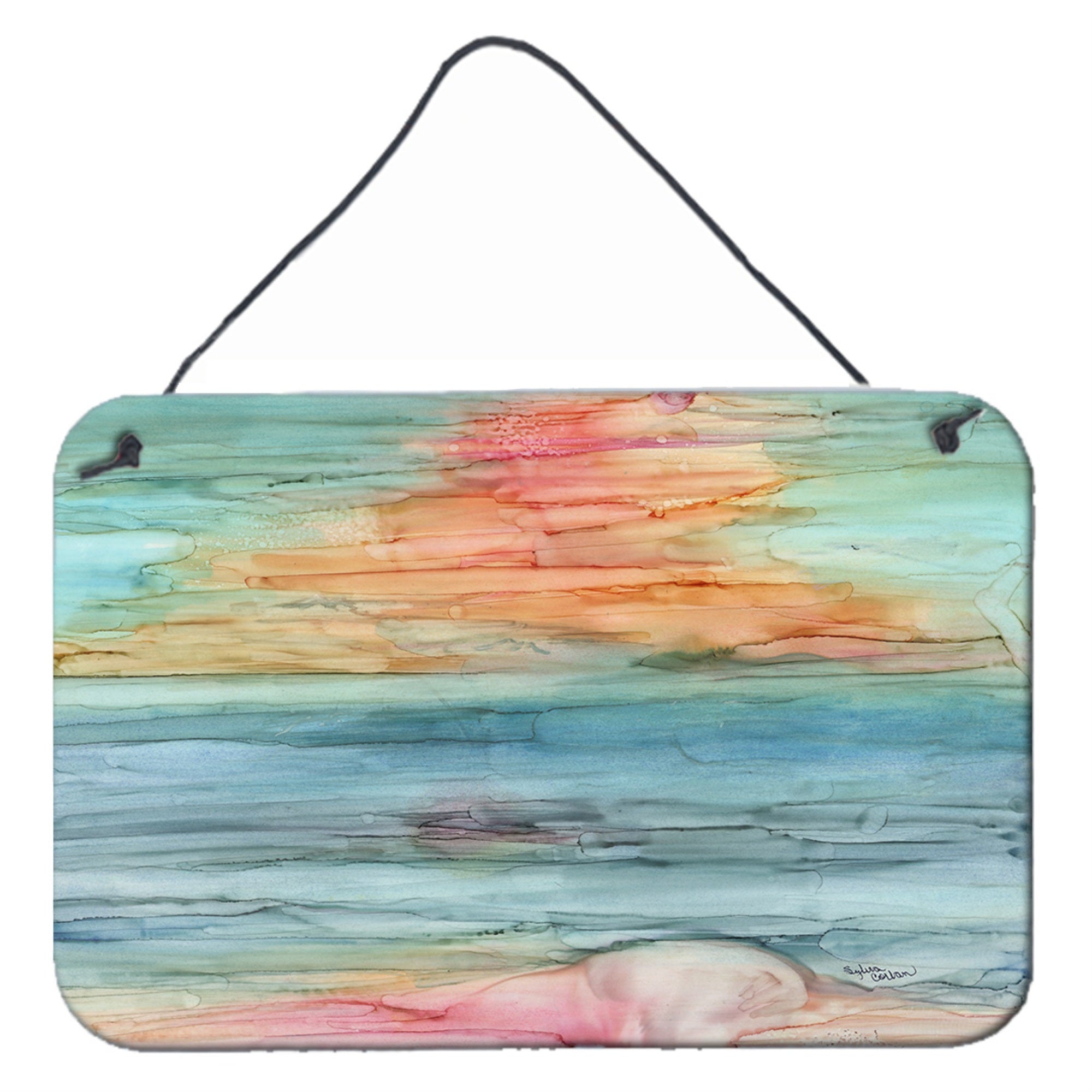 'Caroline'S Treasures Abstract Rainbow Wall Or Door Hanging Prints 8979Ds812, 8''''H X 12''''W, Multicolor''