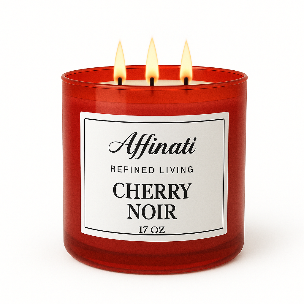 3-Wick Cherry Noir Candle