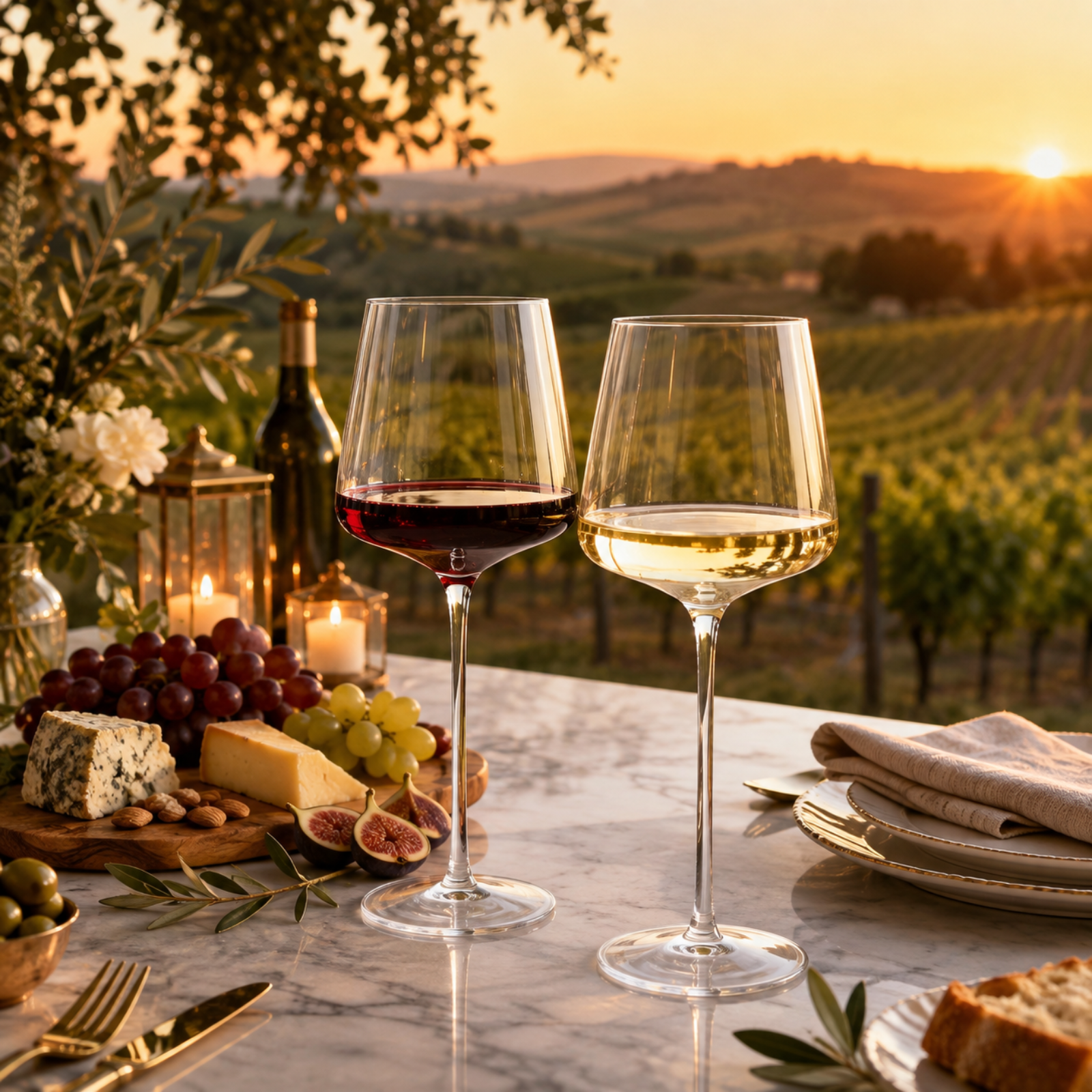 Classica Stemmed Wine Glassware, Set of 2