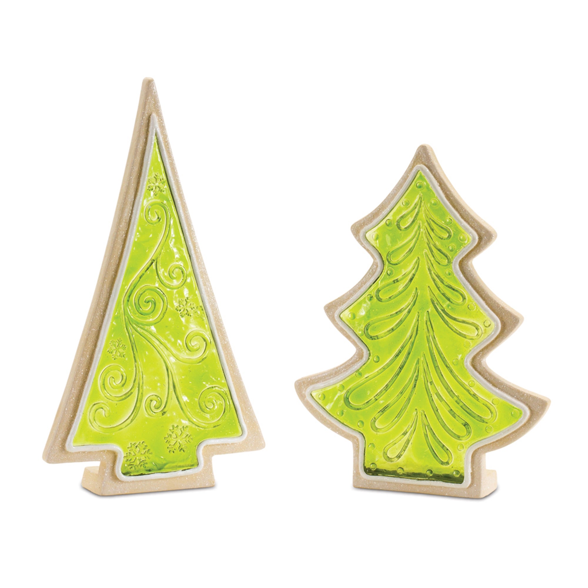 Tree (Set of 2) 10H, 12H Resin