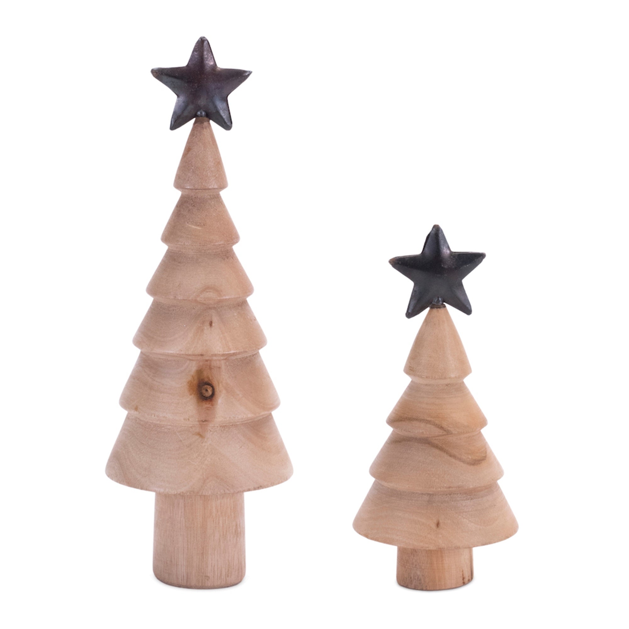 Tree (Set of 2) 6H, 9H Iron/Wood