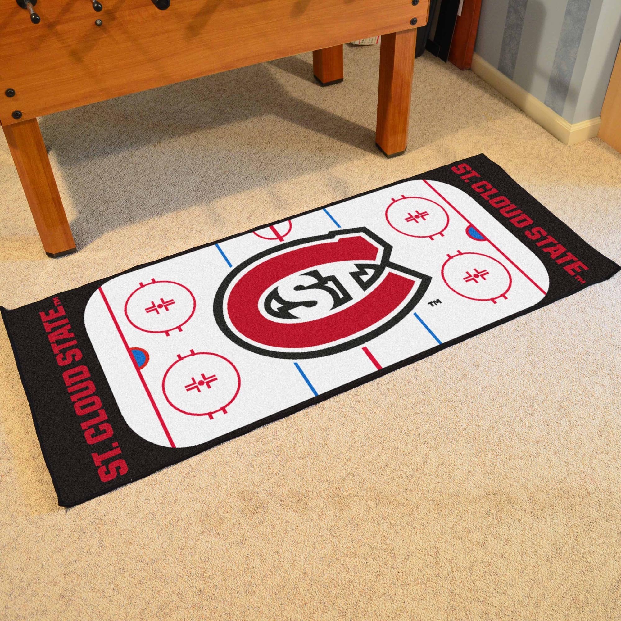 FANMATS 19550 COL -St. Cloud State Huskies Rink Runner - 30in. x 72in.