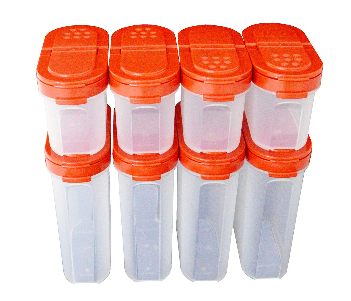 Tupperware Modular Mate Spice Shaker Set (8) Red