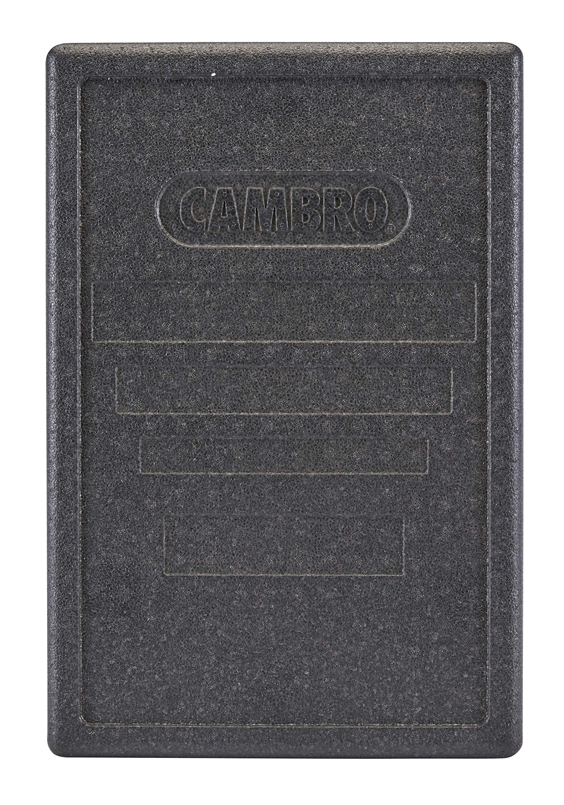 Cambro Epp180Lid110 Cam Gobox Full-Size Top Loader Lid Black Case Of 1
