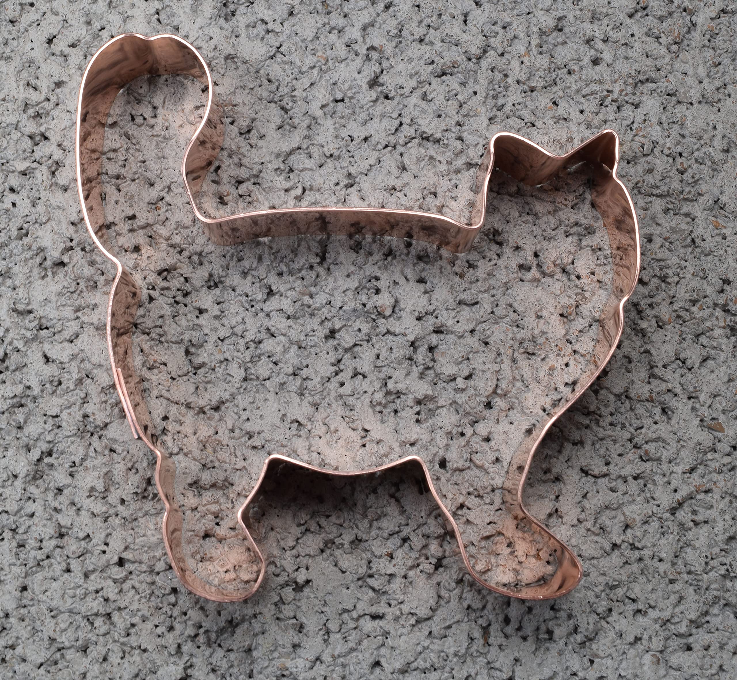 Small Birman Cat Breed Cookie Cutter 3.75 X 3.5 Inches - Handcrafted Copper Cookie Cutter By The Fussy Pup