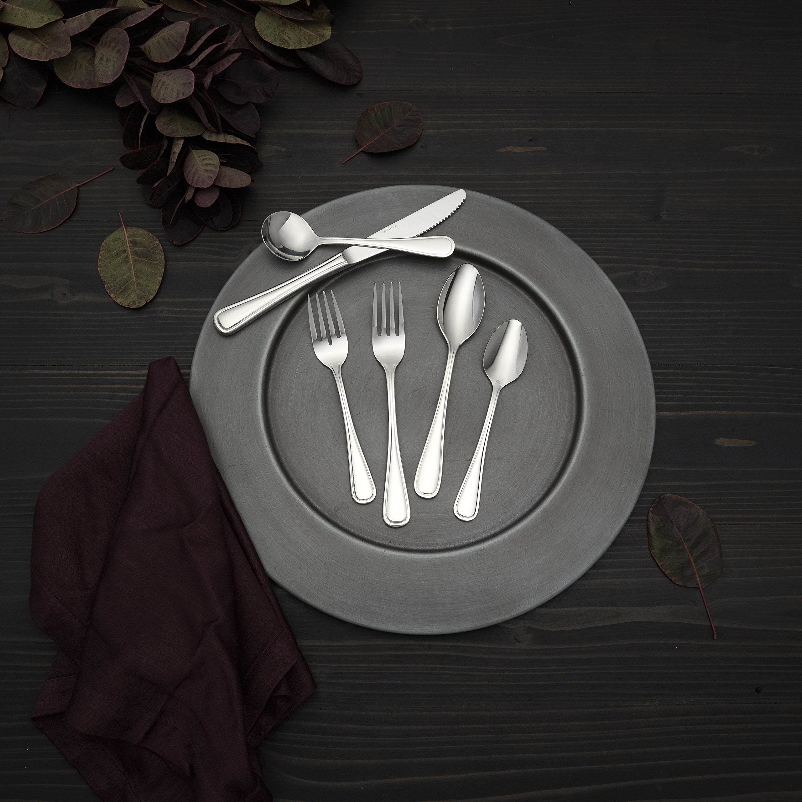 Oneida Foodservice New Rim Table Forks, 12, 18/10 Stainless